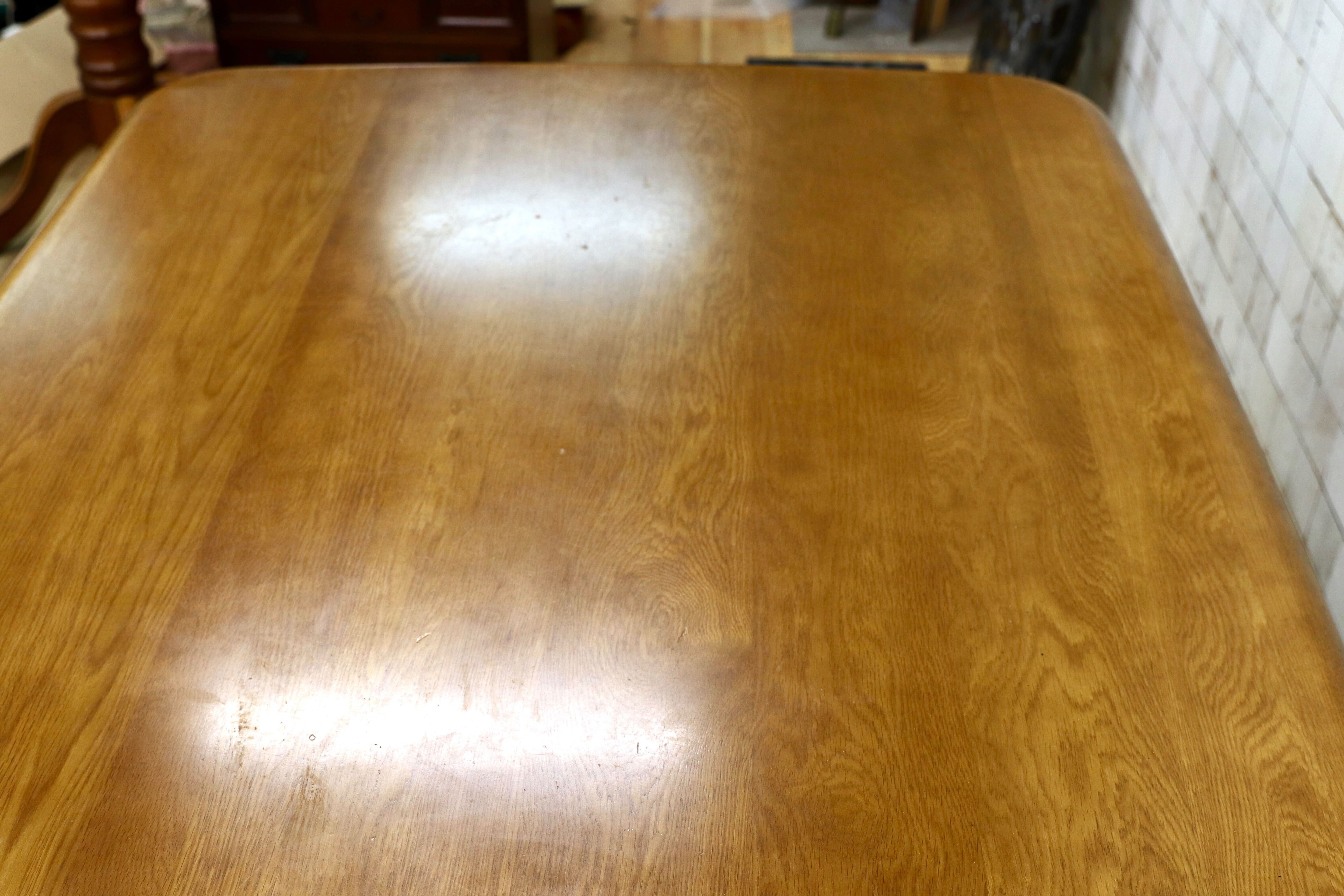 GMIS547○浜本工芸 / HAMAMOTO 楢材 ダイニングテーブル 食卓テーブル ブラウン 国産家具