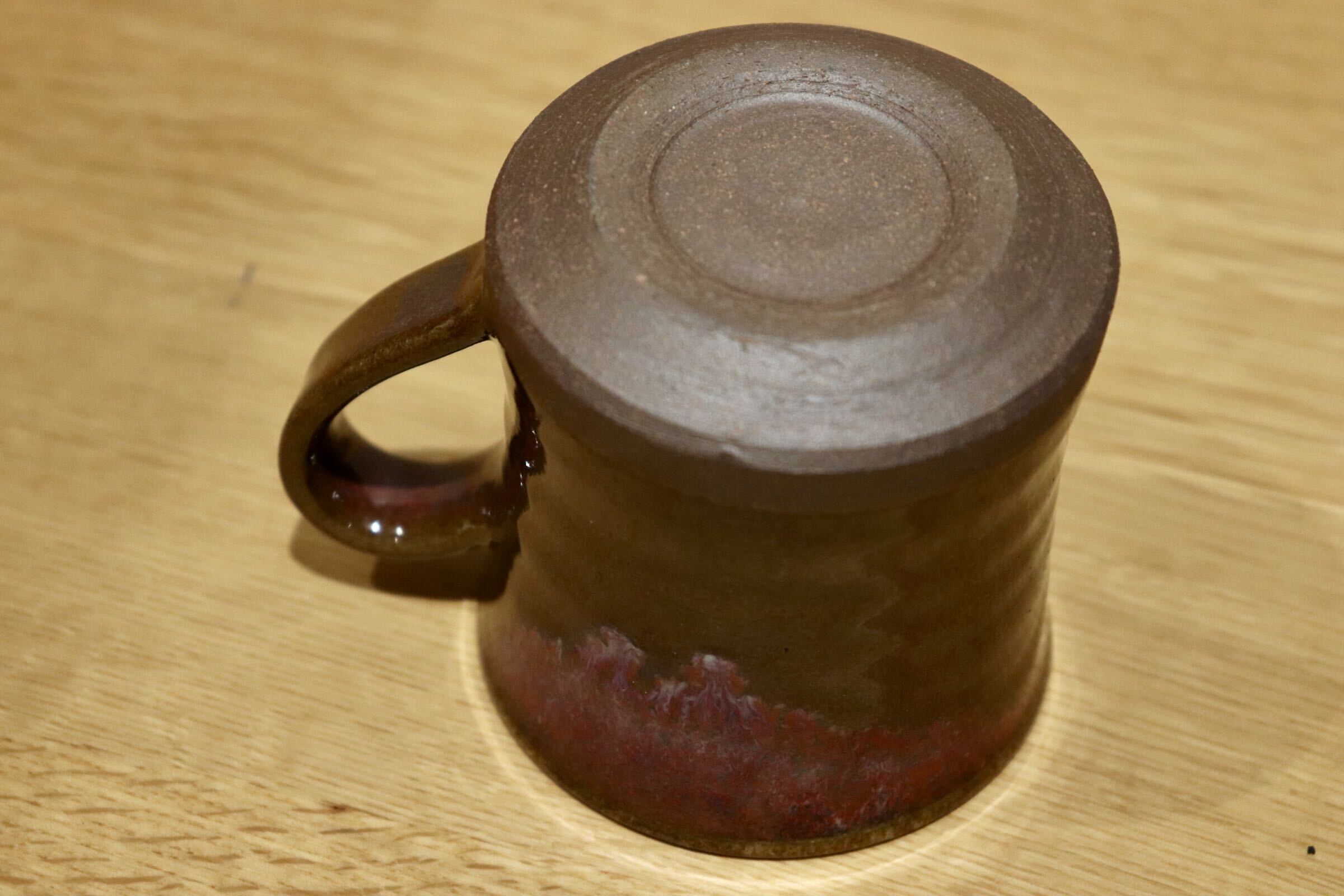 GMJO8K◯市野悟窯 丹波焼 マグカップ コーヒーカップ 陶器 市野哲次 伝統工芸 丹波篠山 未使用