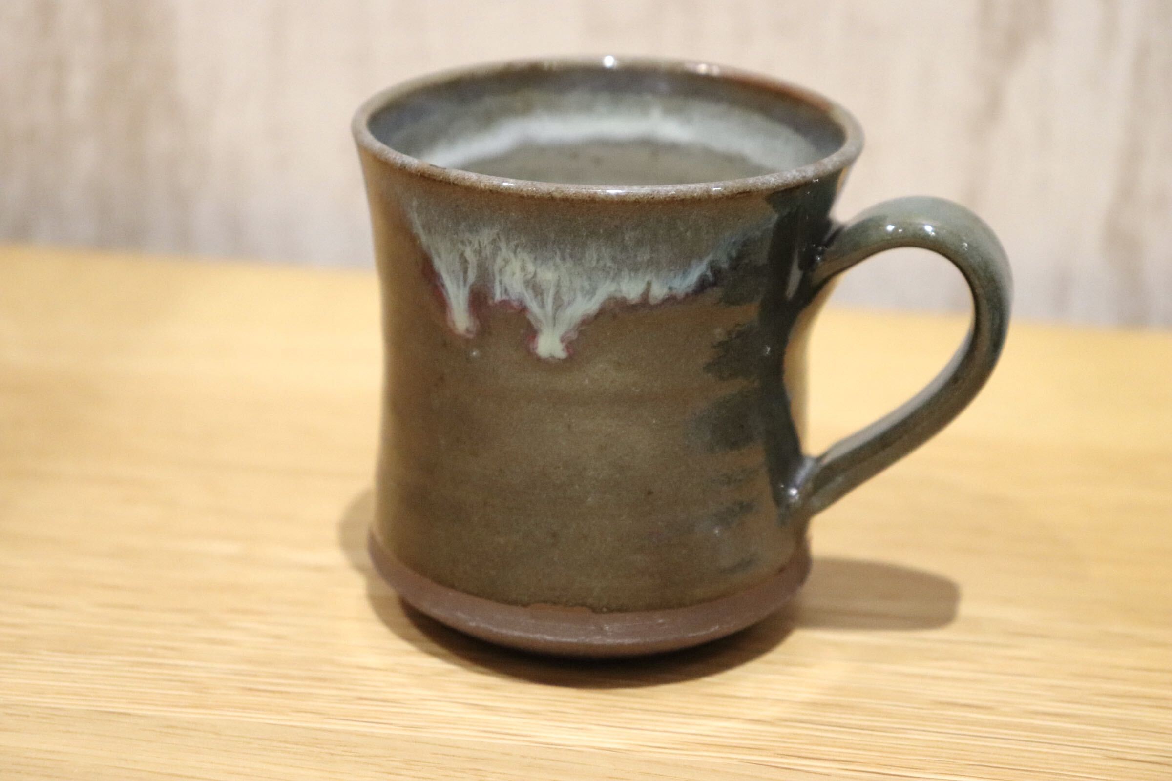 GMIO514◯市野悟窯 丹波焼 マグカップ 小 コーヒーカップ 陶器 伝統工芸 丹波篠山 未使用