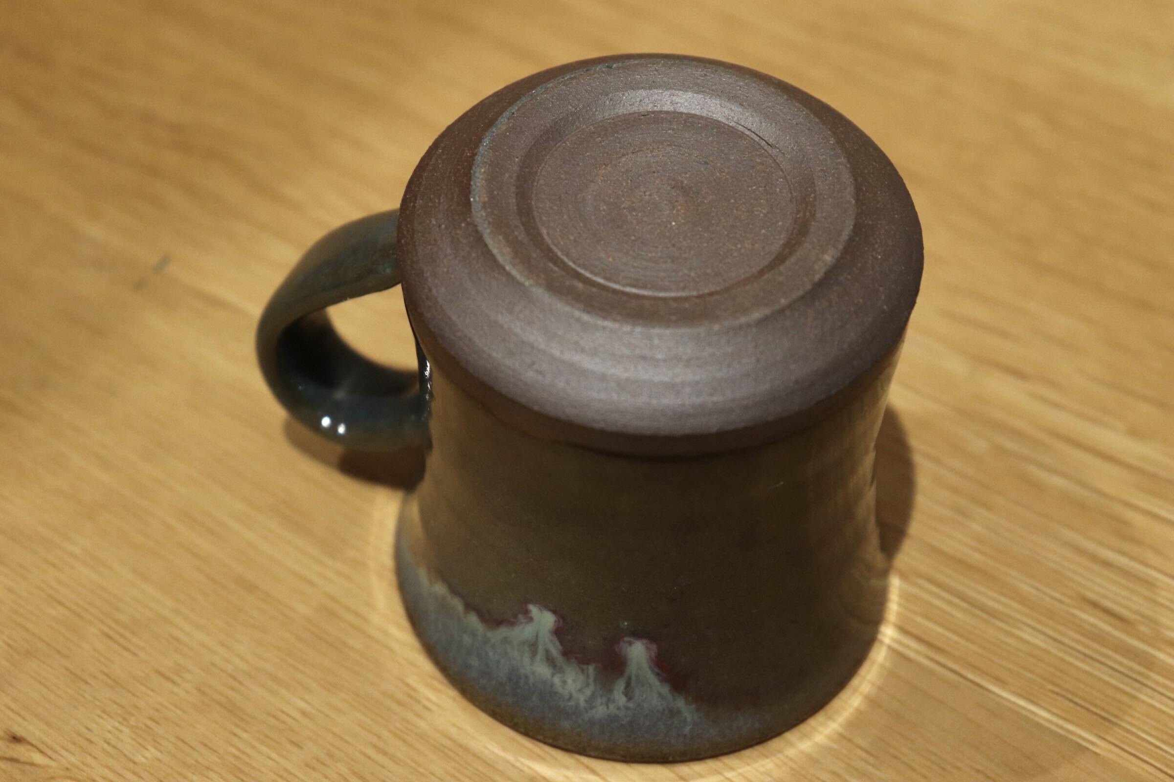GMIO514◯市野悟窯 丹波焼 マグカップ 小 コーヒーカップ 陶器 伝統工芸 丹波篠山 未使用