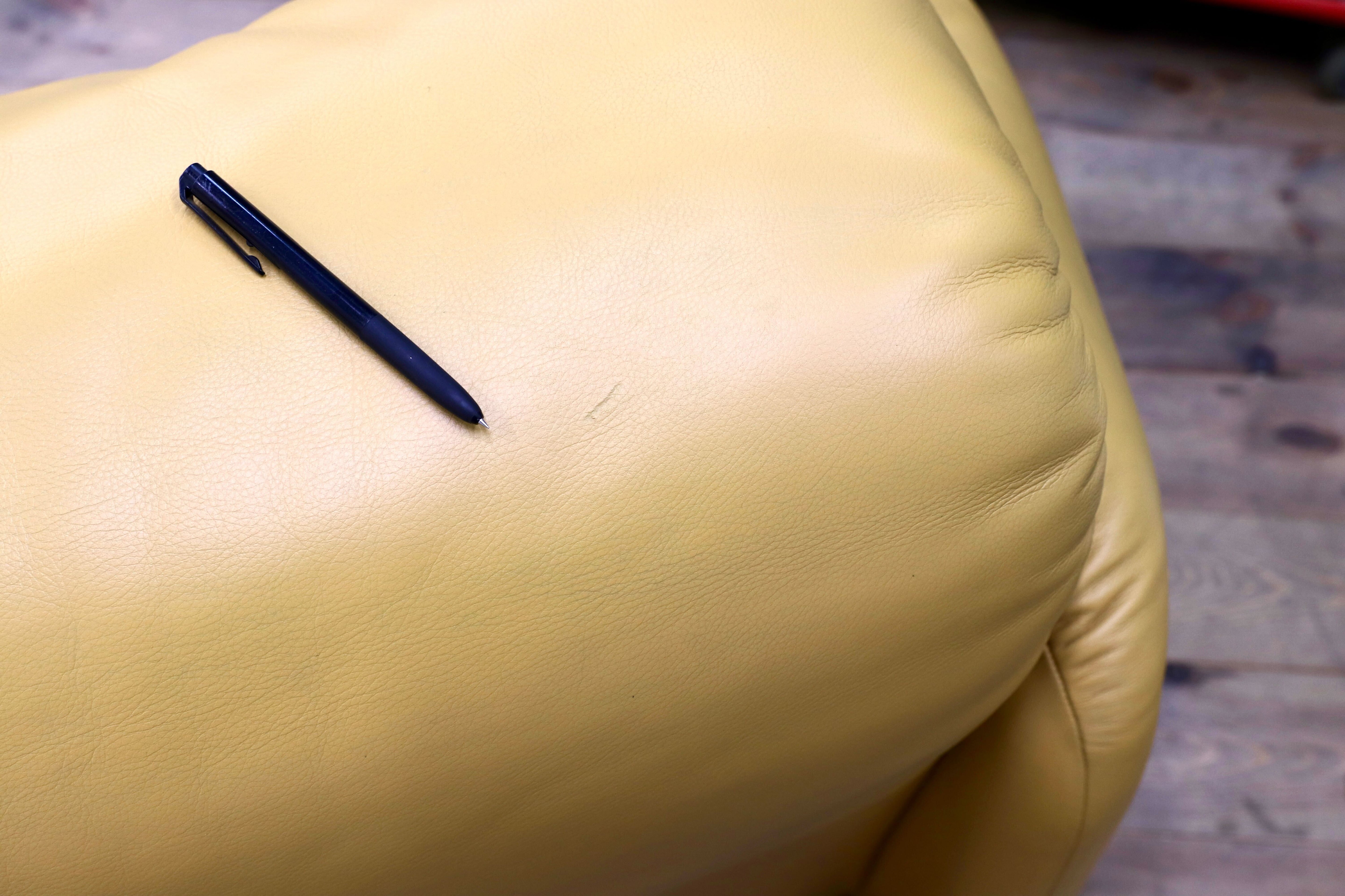 GMIK889○Cassina / カッシーナ MARALUNGA マラルンガ 3人掛けソファ トリプルソファ マスタードイエロー ヴィコ マジストレッティ 約262万