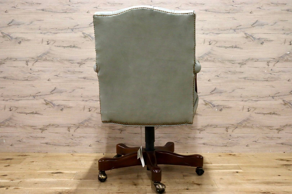 GMJK492◯COUNCILL / カウンシル ランドルフ スウィベル ティルトチェア オフィスチェア 本革 アンティークグリーン ヴィンテージ 最高級