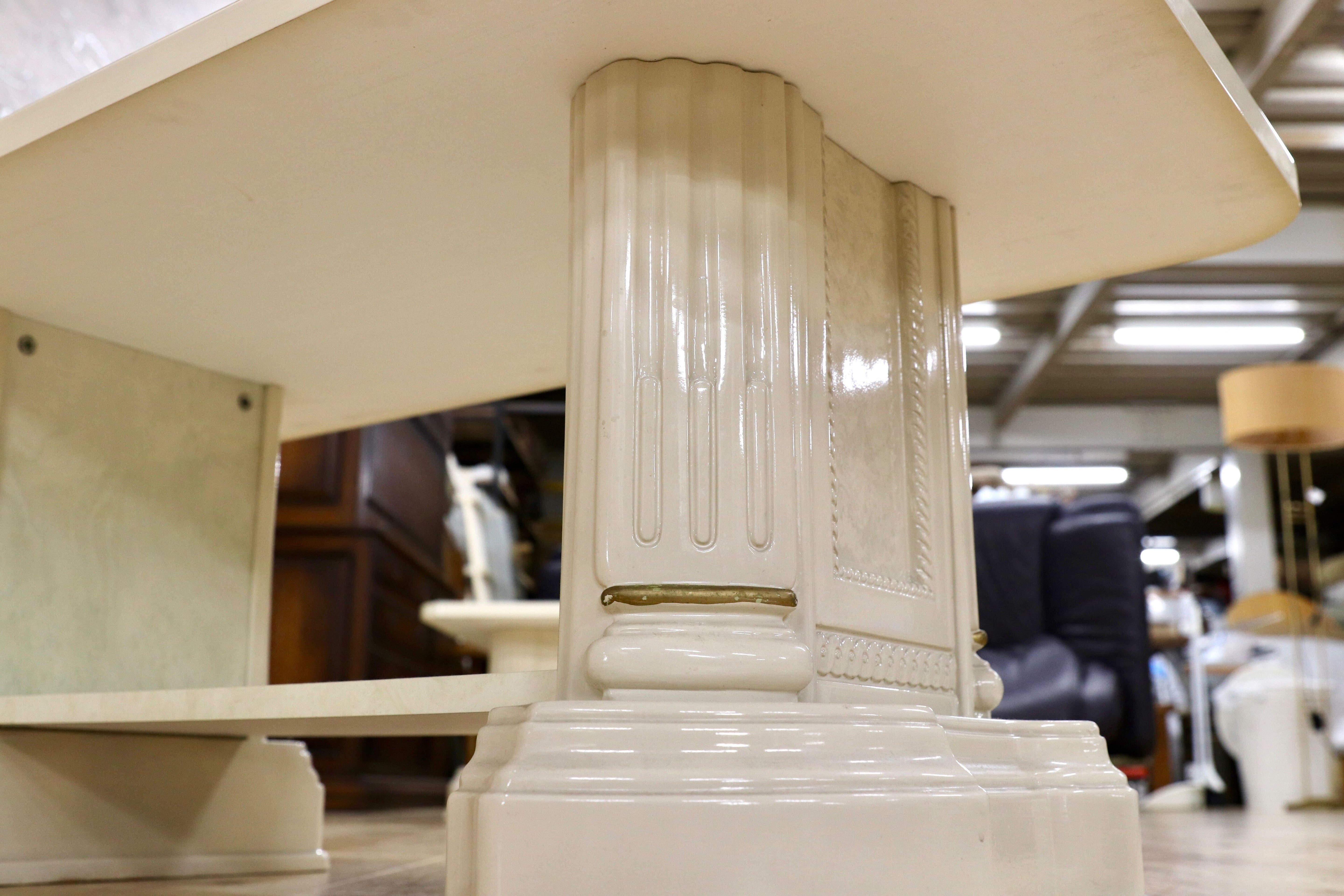 GMIK909A○イタリア クラシック ロココ調 センターテーブル リビングテーブル 応接机 姫家具 アンティーク調 検）サルタレッリ アマルフィ