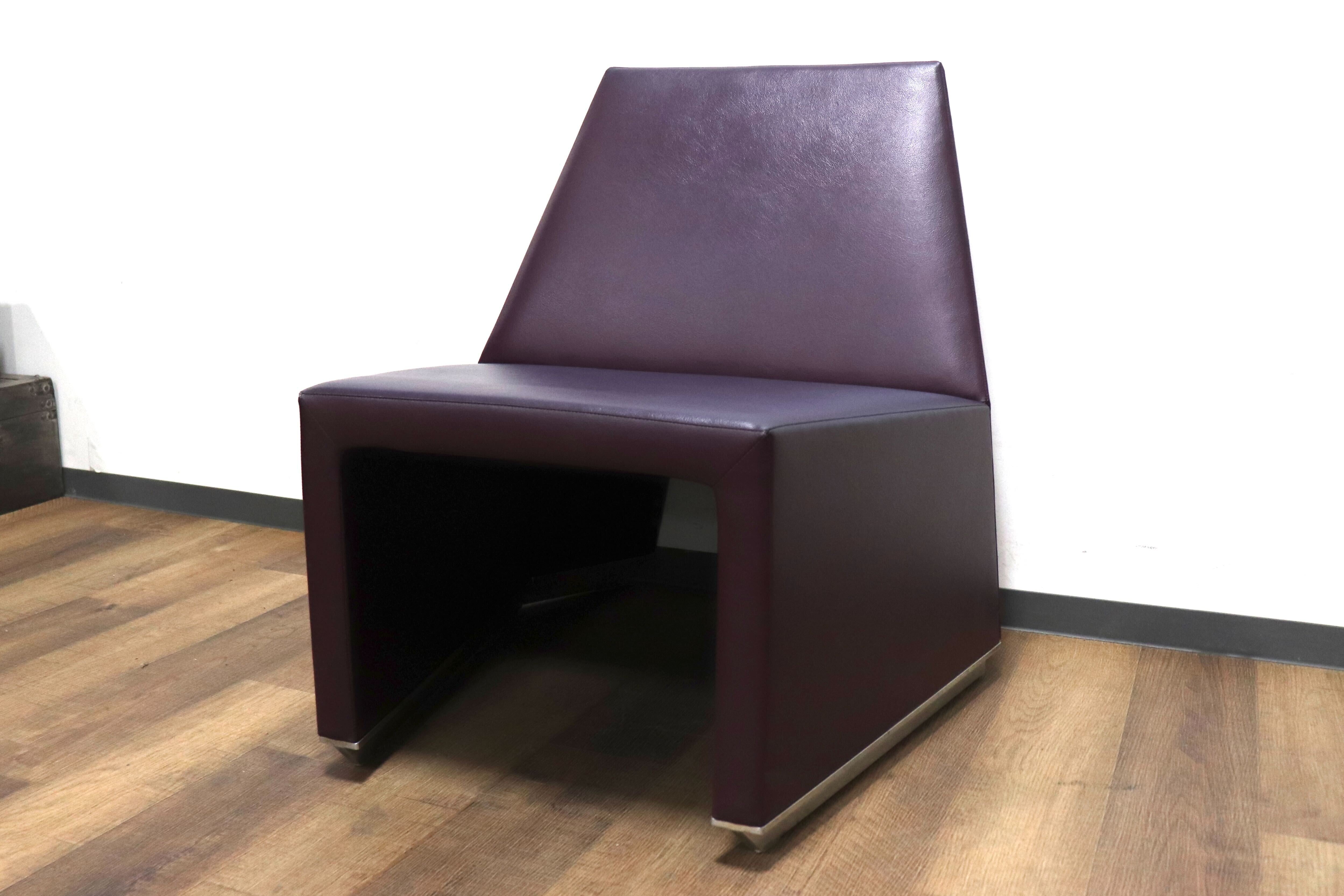 GMHH135A○Cassina ixc / カッシーナイクスシー ラウンジチェア システムチェア 椅子 1人掛けソファ ロビー レザー イタリア  ポストモダン