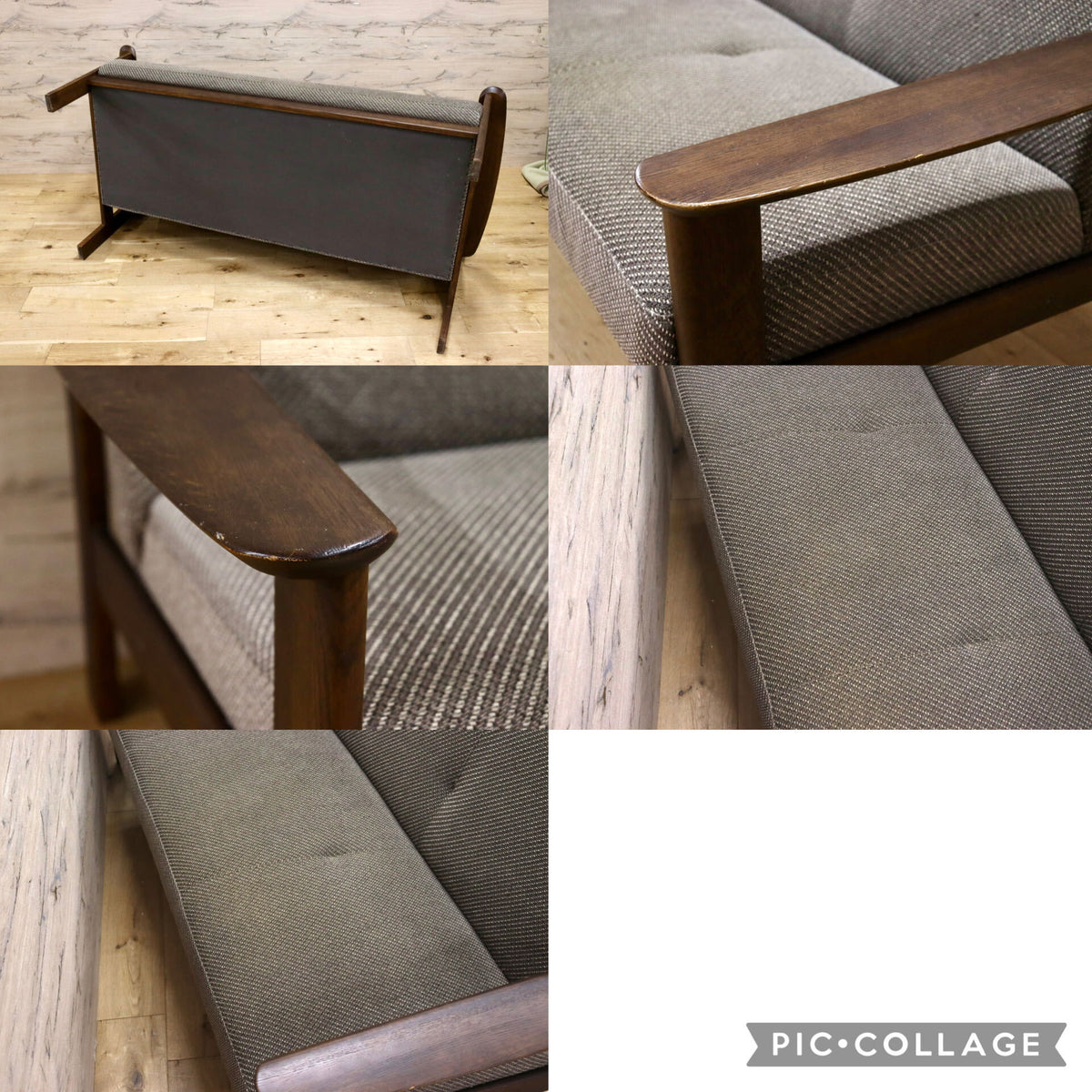 GMJH343◯Chitano / チターノ 2人掛けソファ ラブソファ 長椅子 ファブリック オーク材 karimoku カリモク 国産家具