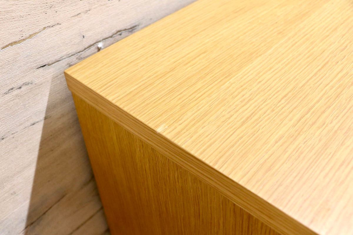 GMJS302D○無印良品 / MUJI オーク材 チェスト 6段ワイド 7杯 幅80cm 天然木 北欧 ナチュラル