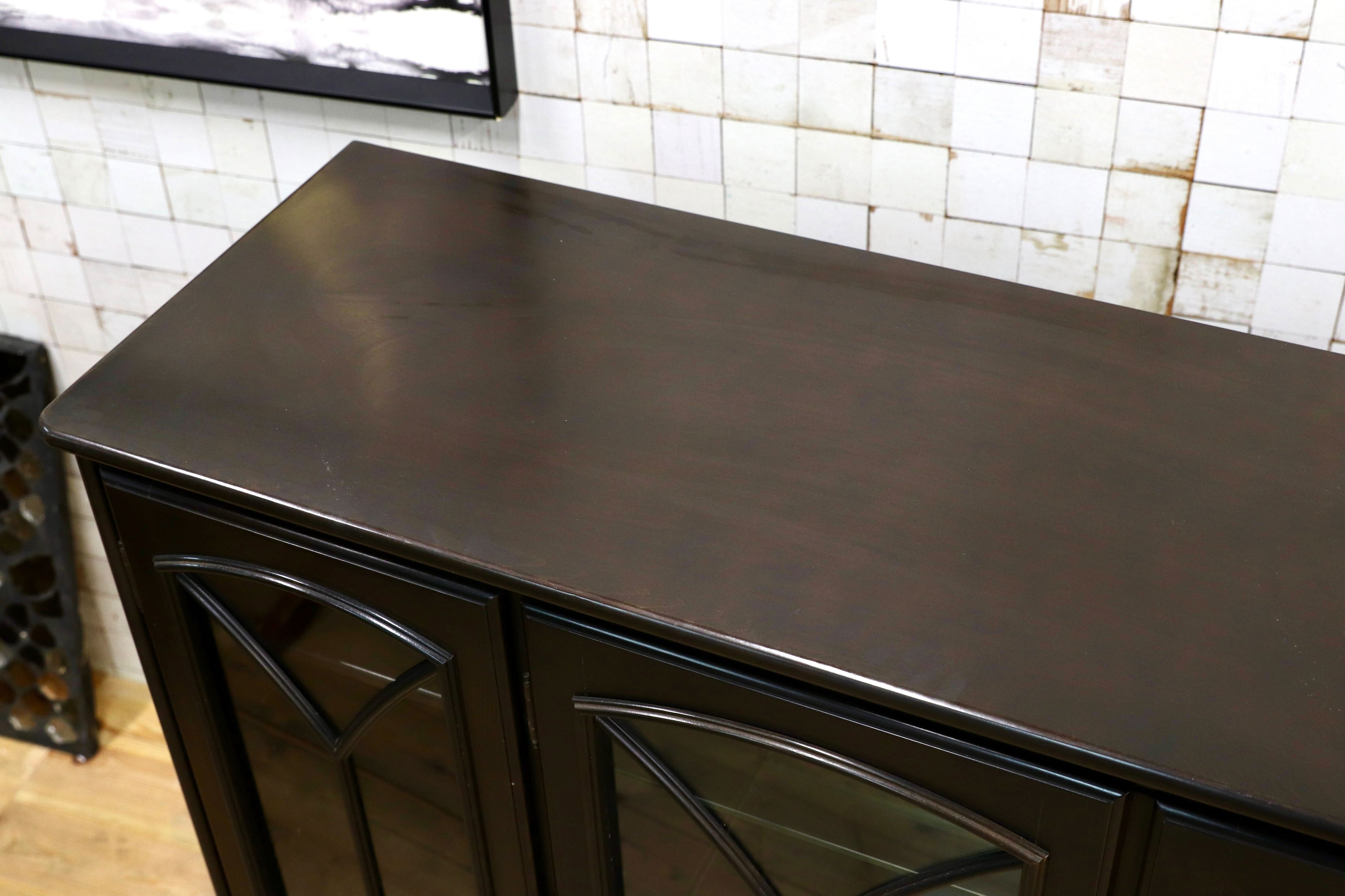 GMIH475○karimoku / カリモク アンティーク サイドボード リビングボード キャビネット キュリオ クラシック ヴィンテージ 飾り棚