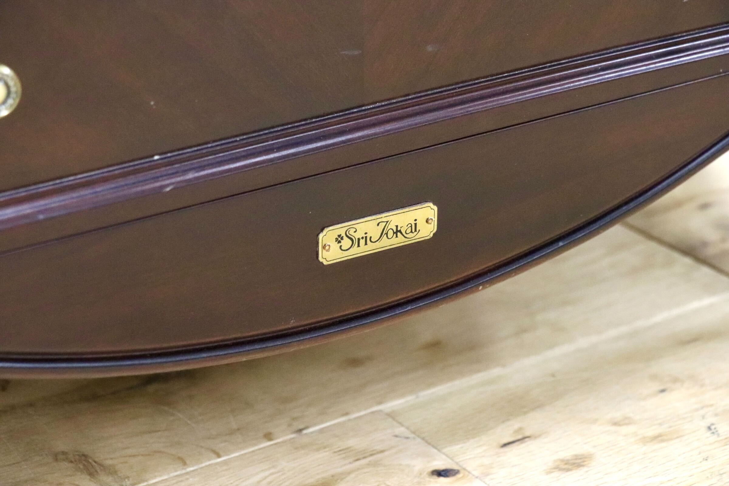 GMJS88A○東海家具 / TOKAI KAGU ガラスキャビネット キュリオケース 猫脚 飾り棚 収納棚 引き出し クラシック アンティーク調