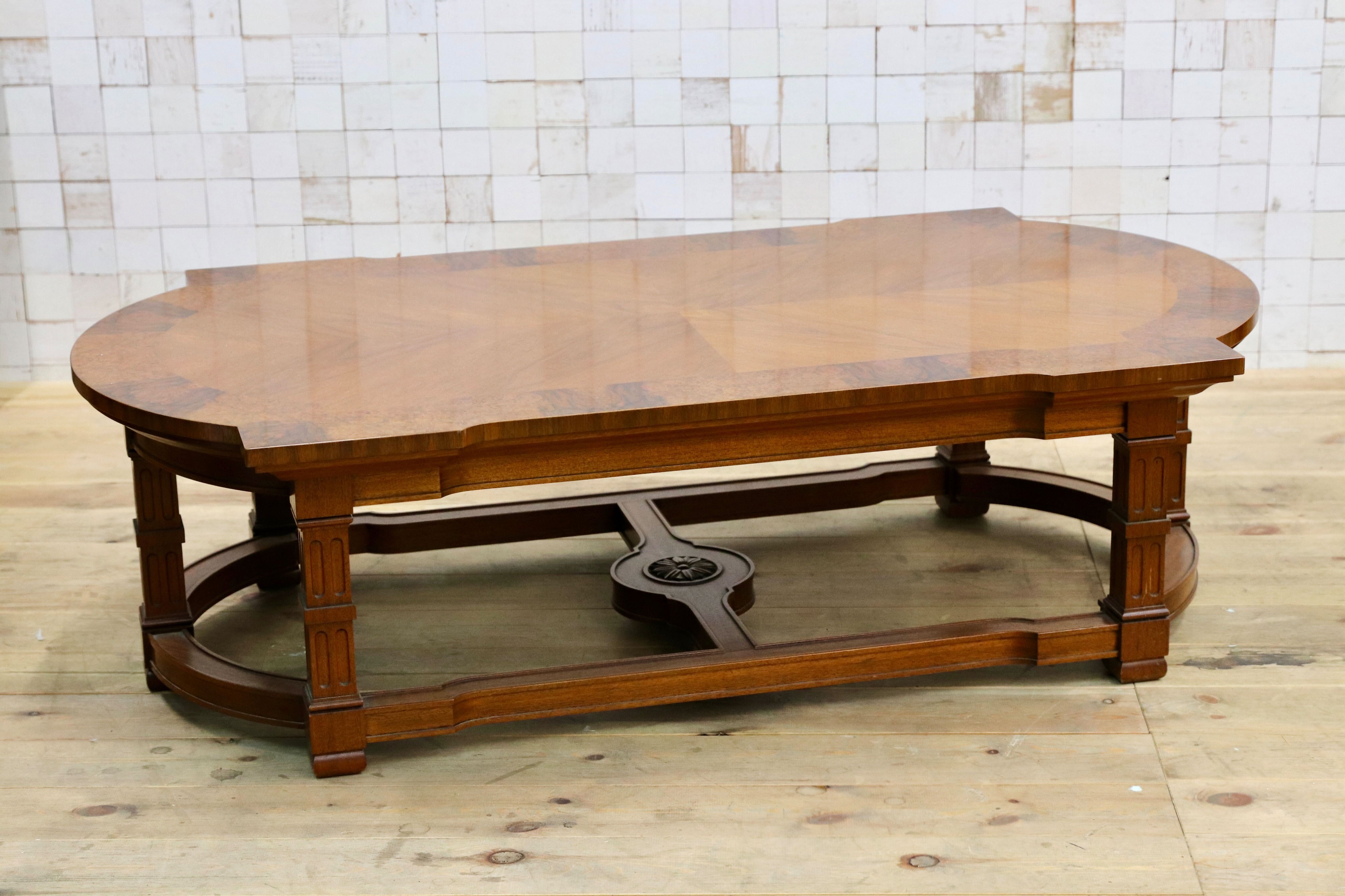 GMIS555○DREXEL HERITAGE / ドレクセルヘリテイジ フランチェスカ センターテーブル リビングテーブル 応接机 ヴィンテージ 定価約57万