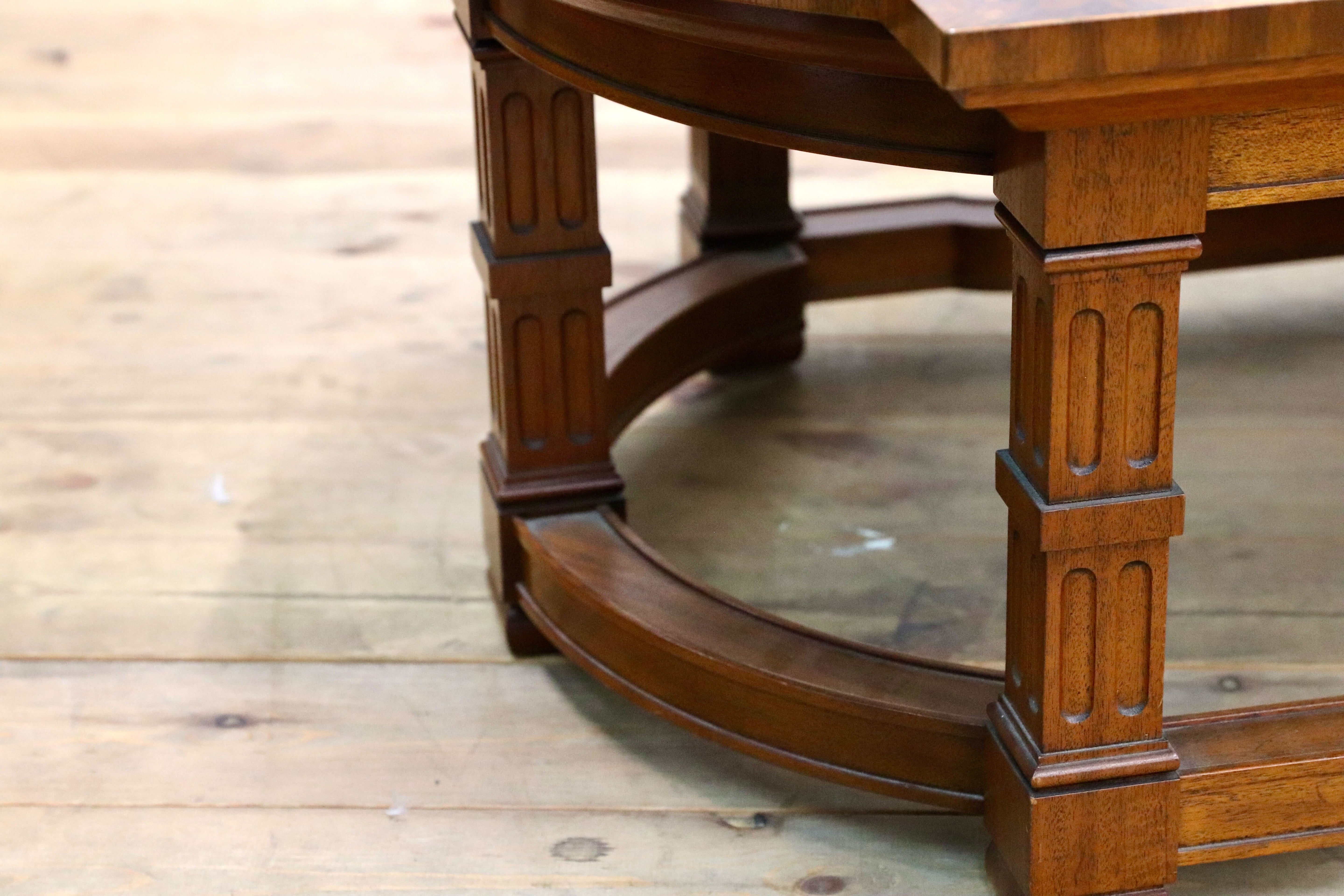 GMIS555○DREXEL HERITAGE / ドレクセルヘリテイジ フランチェスカ センターテーブル リビングテーブル 応接机 ヴィンテージ 定価約57万