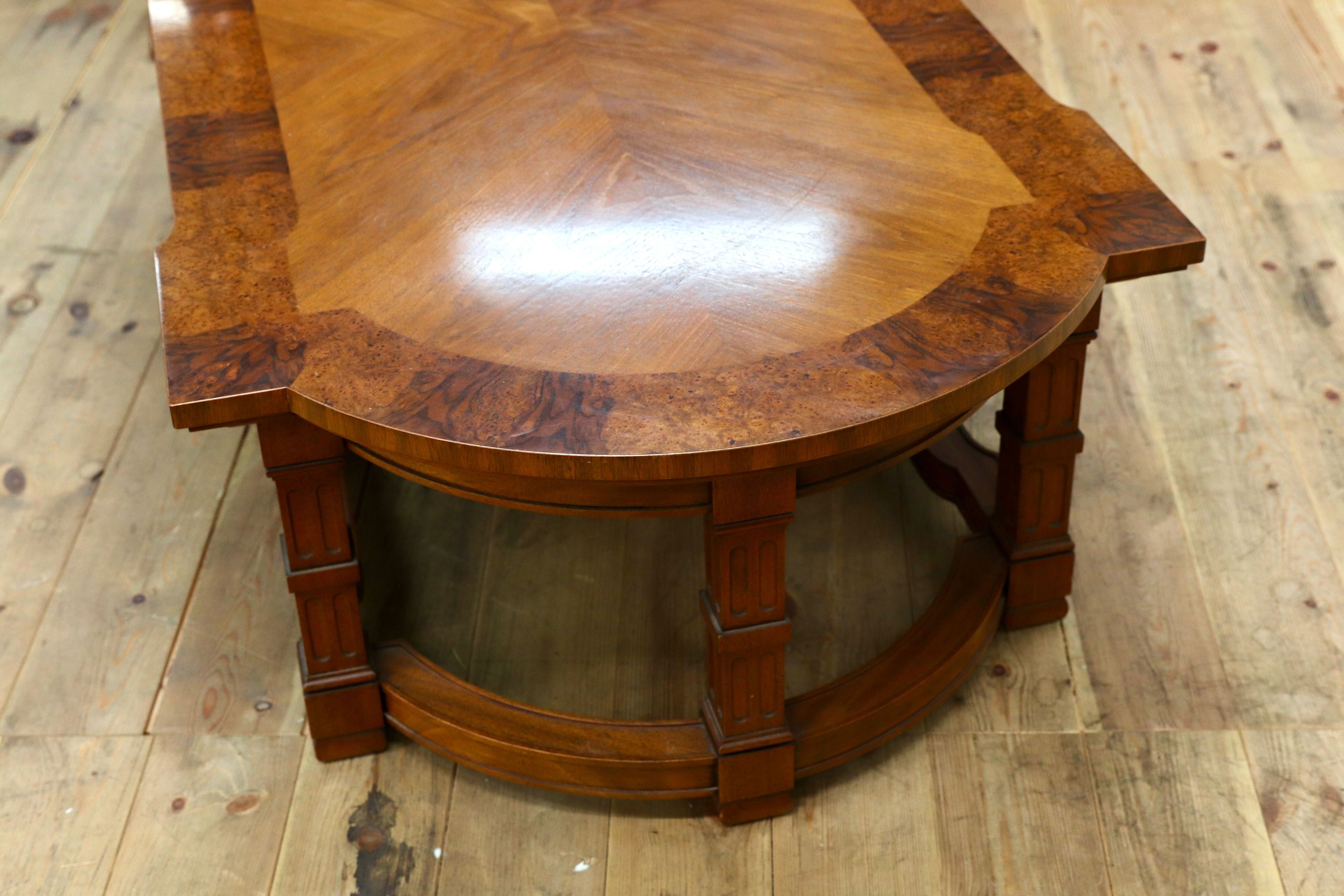 GMIS555○DREXEL HERITAGE / ドレクセルヘリテイジ フランチェスカ センターテーブル リビングテーブル 応接机 ヴィンテージ 定価約57万