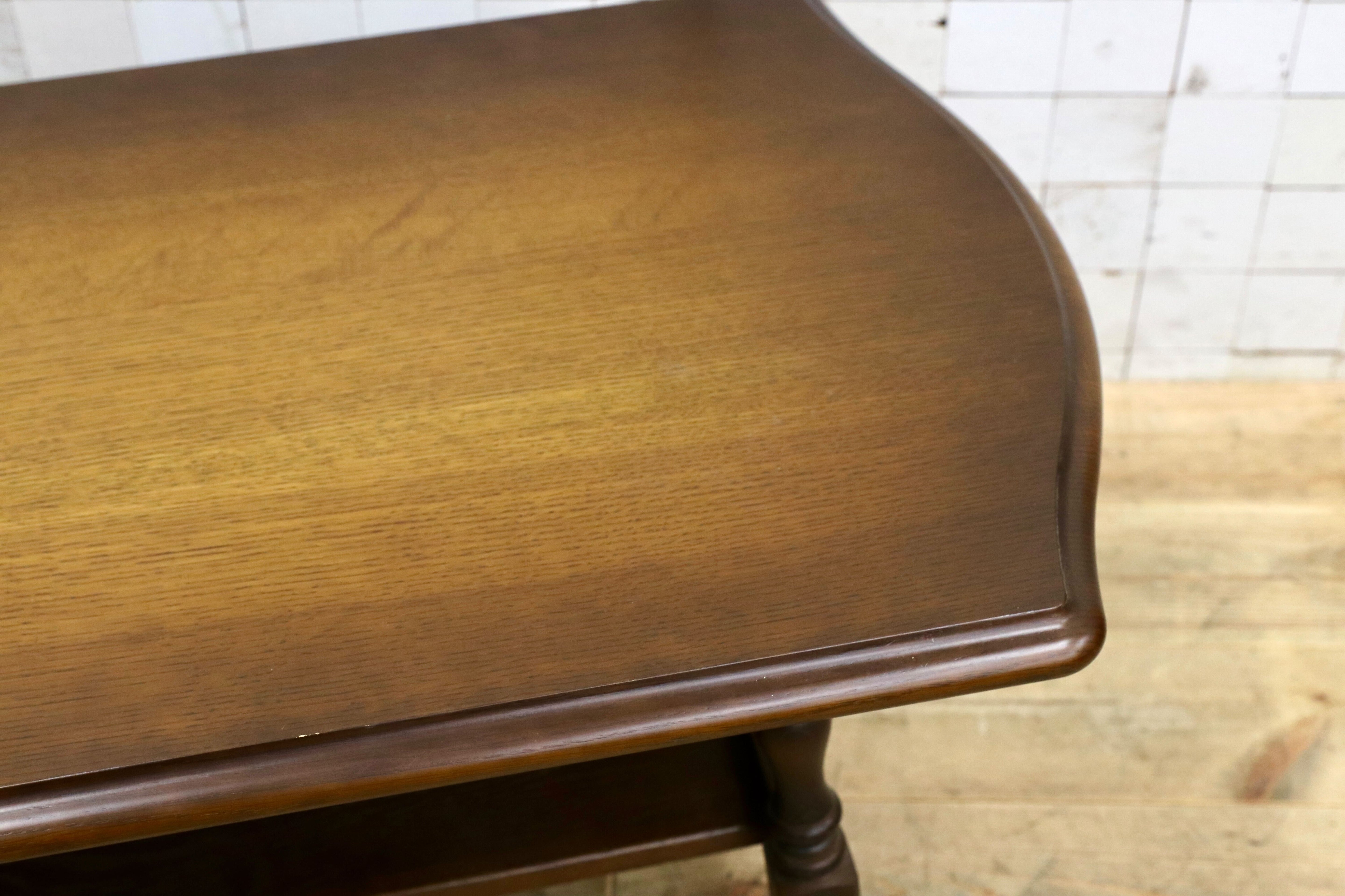 GMIS551A○飛騨産業 / HIDA 穂高 キツツキ センターテーブル リビングテーブル 応接机 オールド カントリー オーク材 定価約12万