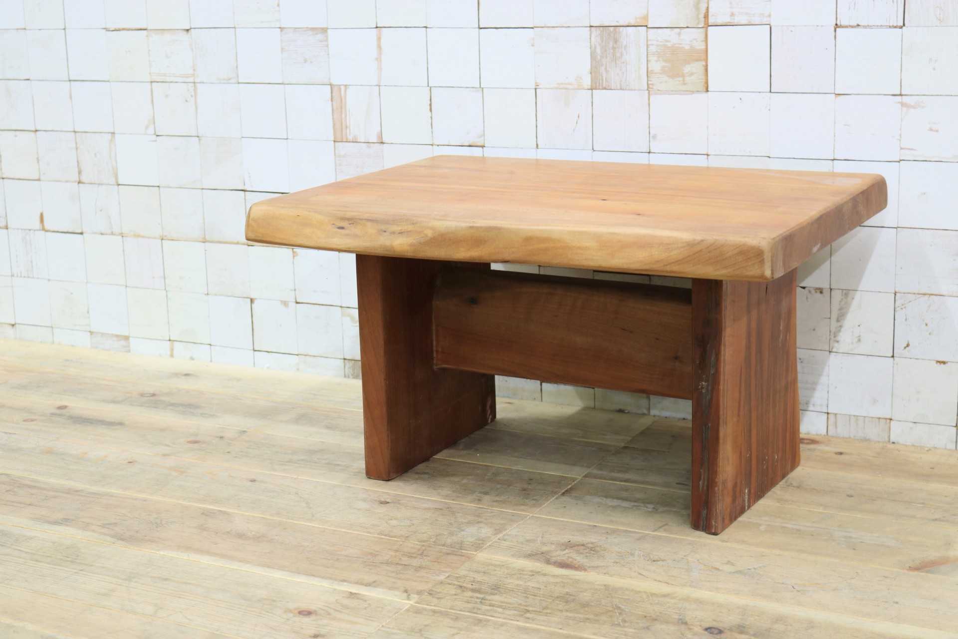 GMHS104◯無垢材 ミニテーブル サイドテーブル コーヒーテーブル 飾り台 和家具 和モダン アンティーク レトロ 古民家 和室