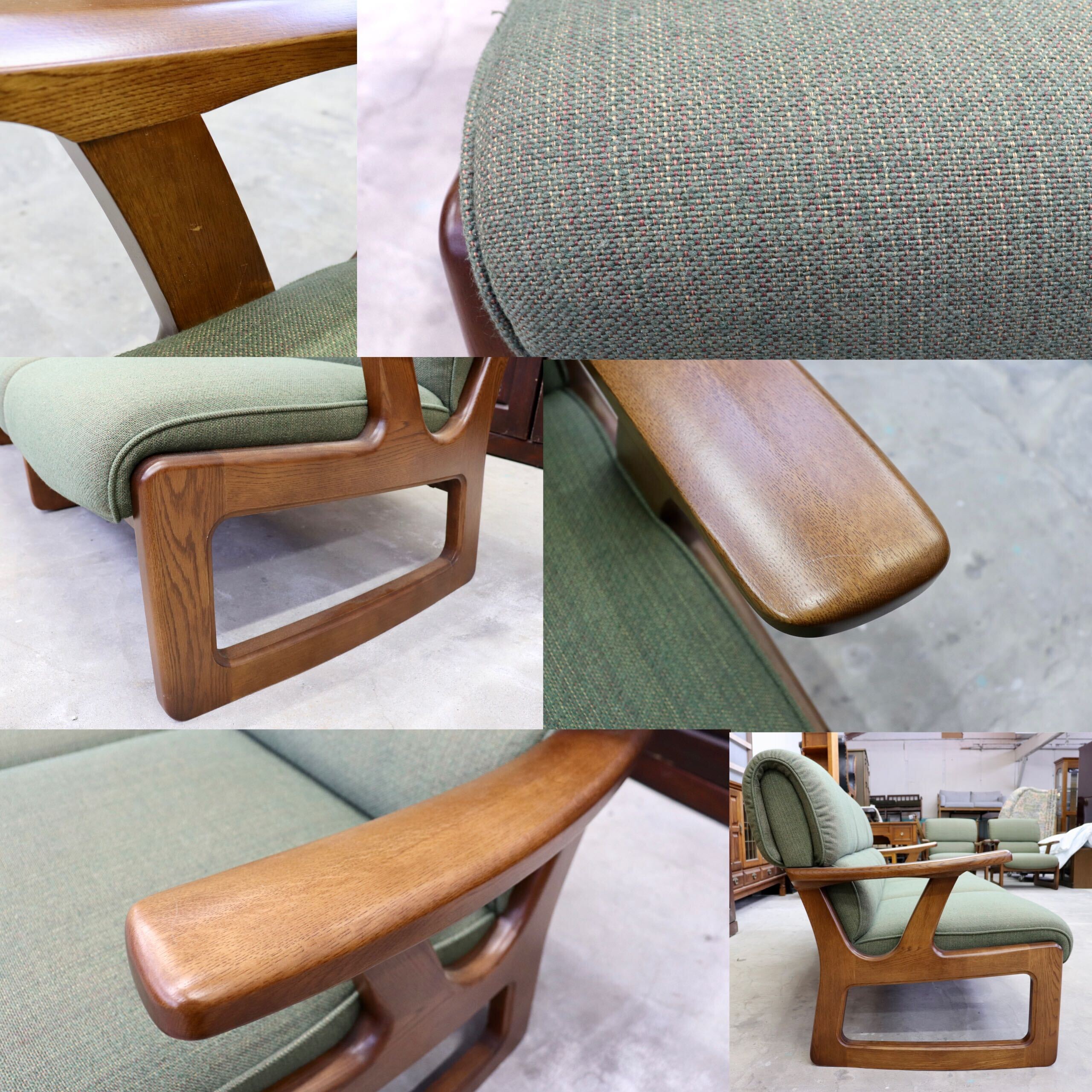 GMIK633A○maruni / マルニ 3人掛けソファ トリプルソファ 3シーター 長椅子 ファブリック ミッドセンチュリー ヴィンテージ レトロ