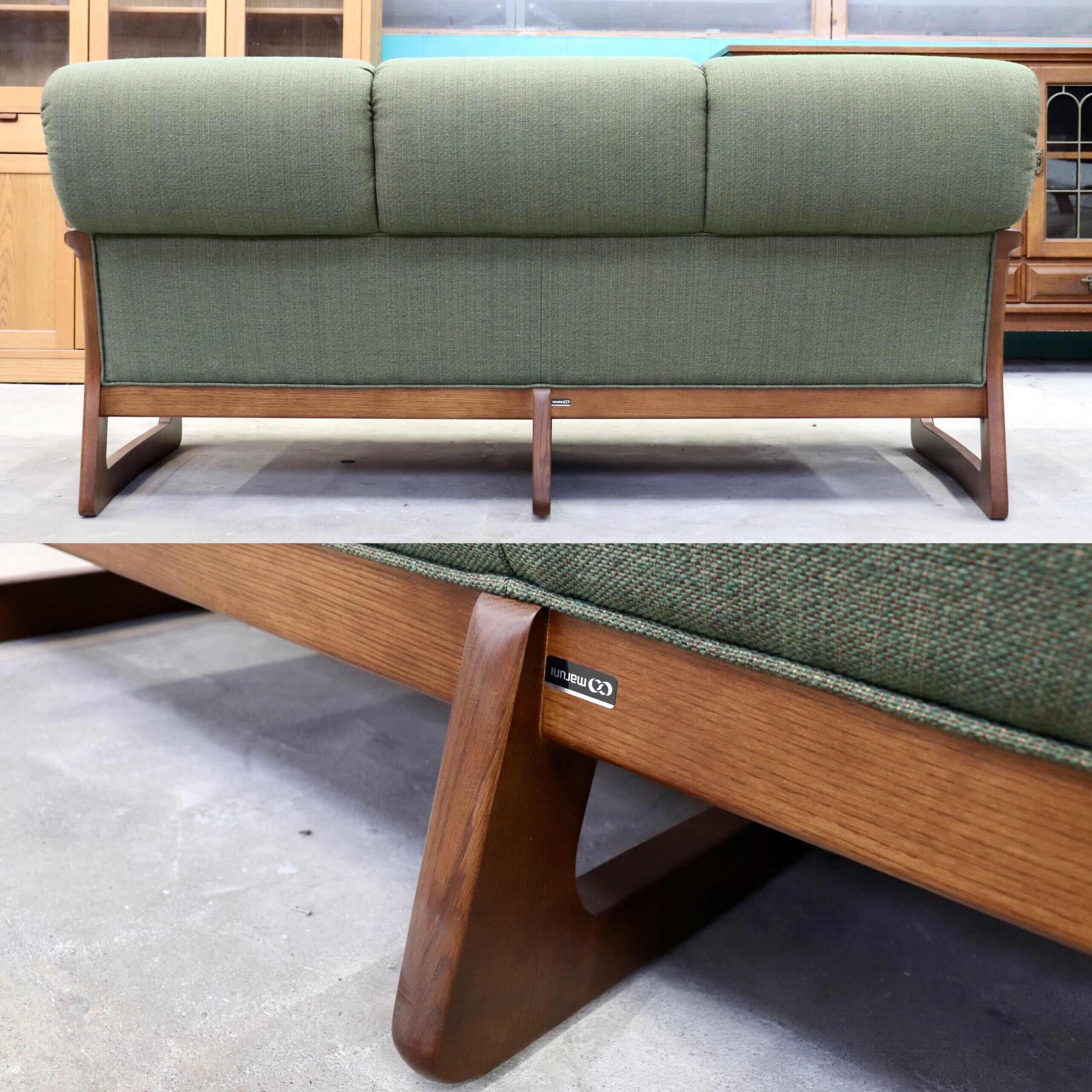 GMIK633A○maruni / マルニ 3人掛けソファ トリプルソファ 3シーター 長椅子 ファブリック ミッドセンチュリー ヴィンテージ レトロ