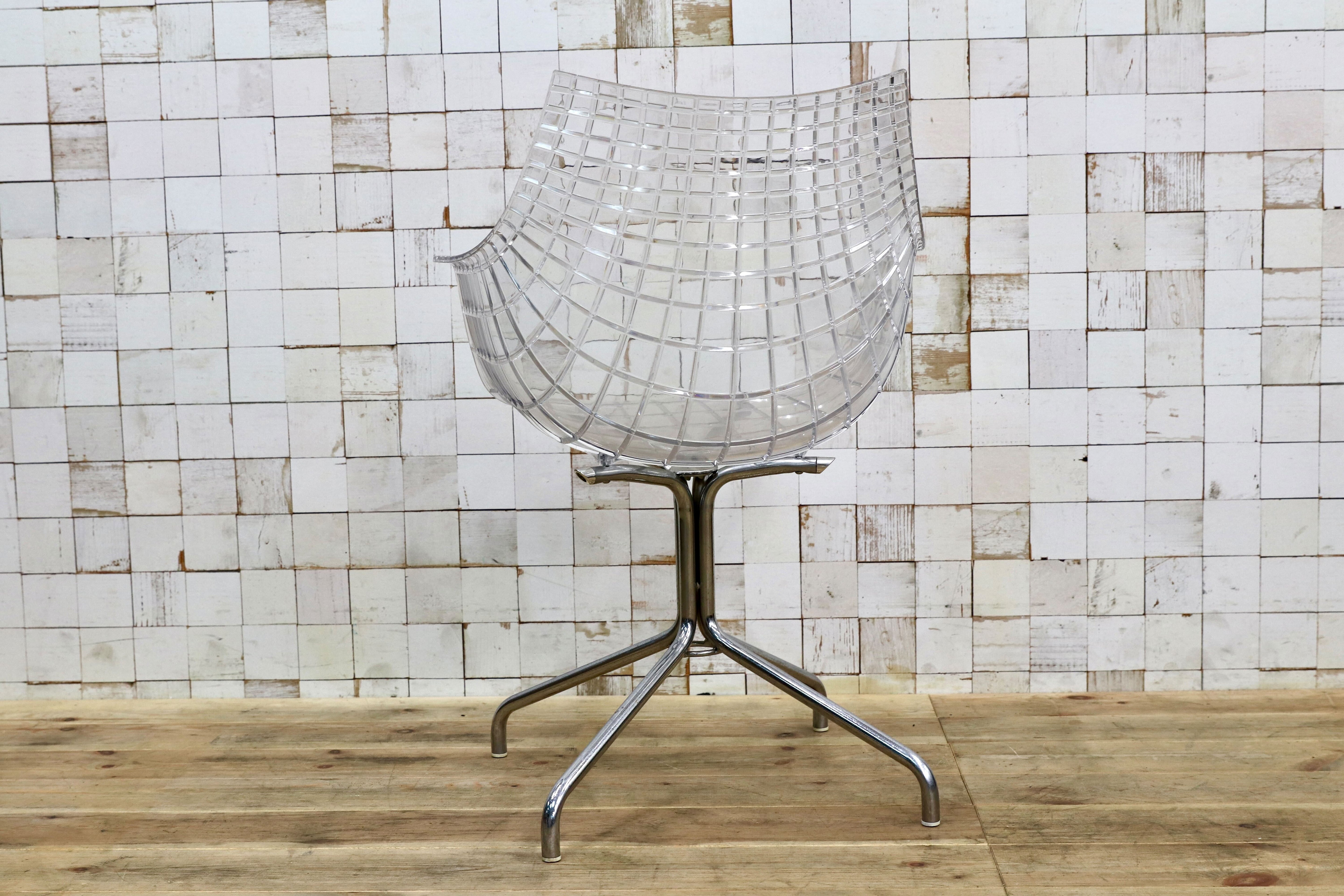 GMIS554C○driade / ドリアデ 名作 MERIDIANA メリディアナ チェア 椅子 イタリア製 クリストフ・ピエ（Christophe Pillet）