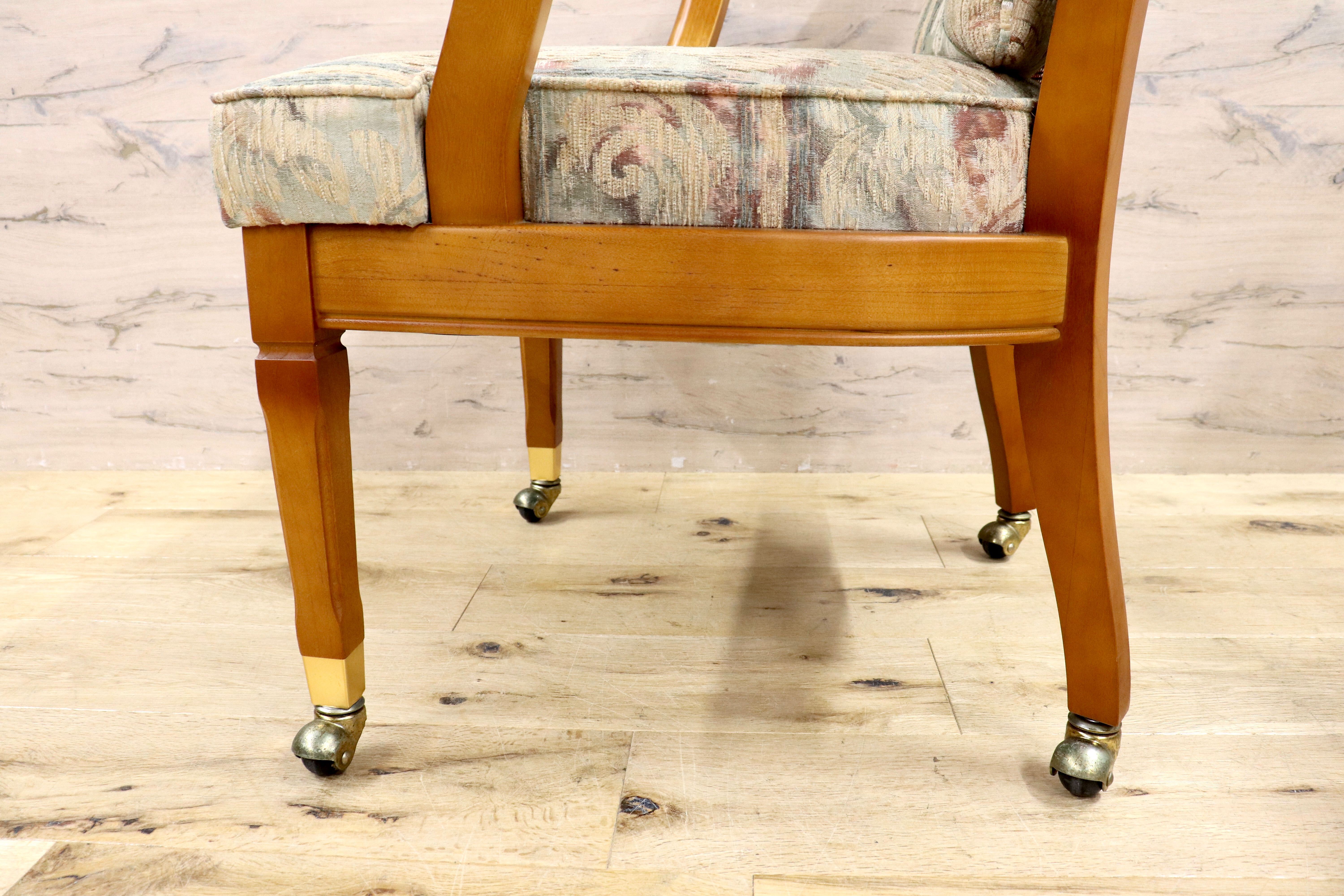 極美品　maruni マルニ  ダイニング アームチェア　2脚 受注生産品】マルニ木工 HIROSHIMA ARM CHAIR Oak Oil Green M02