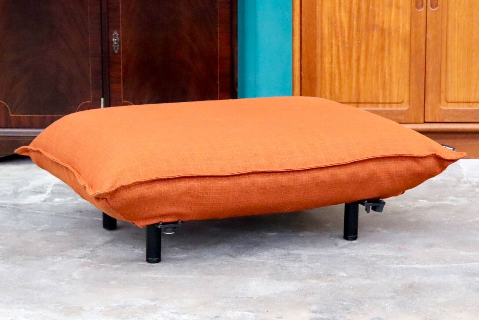 GMIK340C○France Bed / フランスベッド ライフィット Lifit MOVEin'terior オットマン スツール フットスツール ファブリック オレンジ