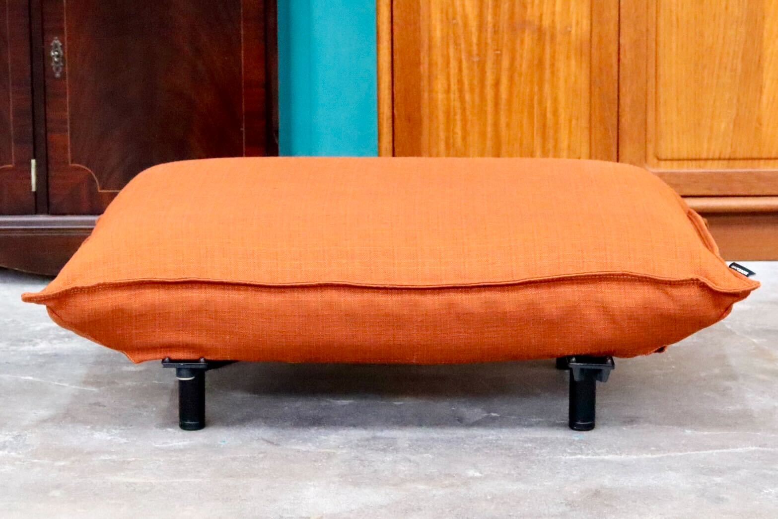 GMIK340C○France Bed / フランスベッド ライフィット Lifit MOVEin'terior オットマン スツール フットスツール ファブリック オレンジ