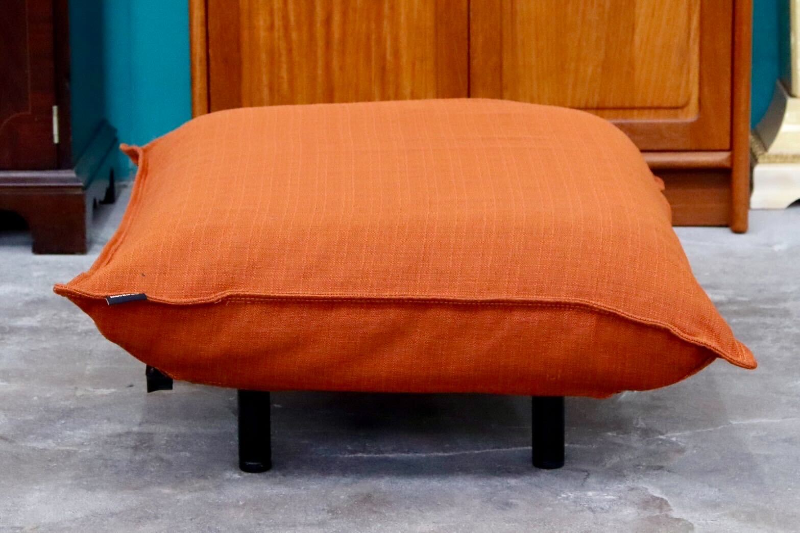 GMIK340C○France Bed / フランスベッド ライフィット Lifit MOVEin'terior オットマン スツール フットスツール ファブリック オレンジ