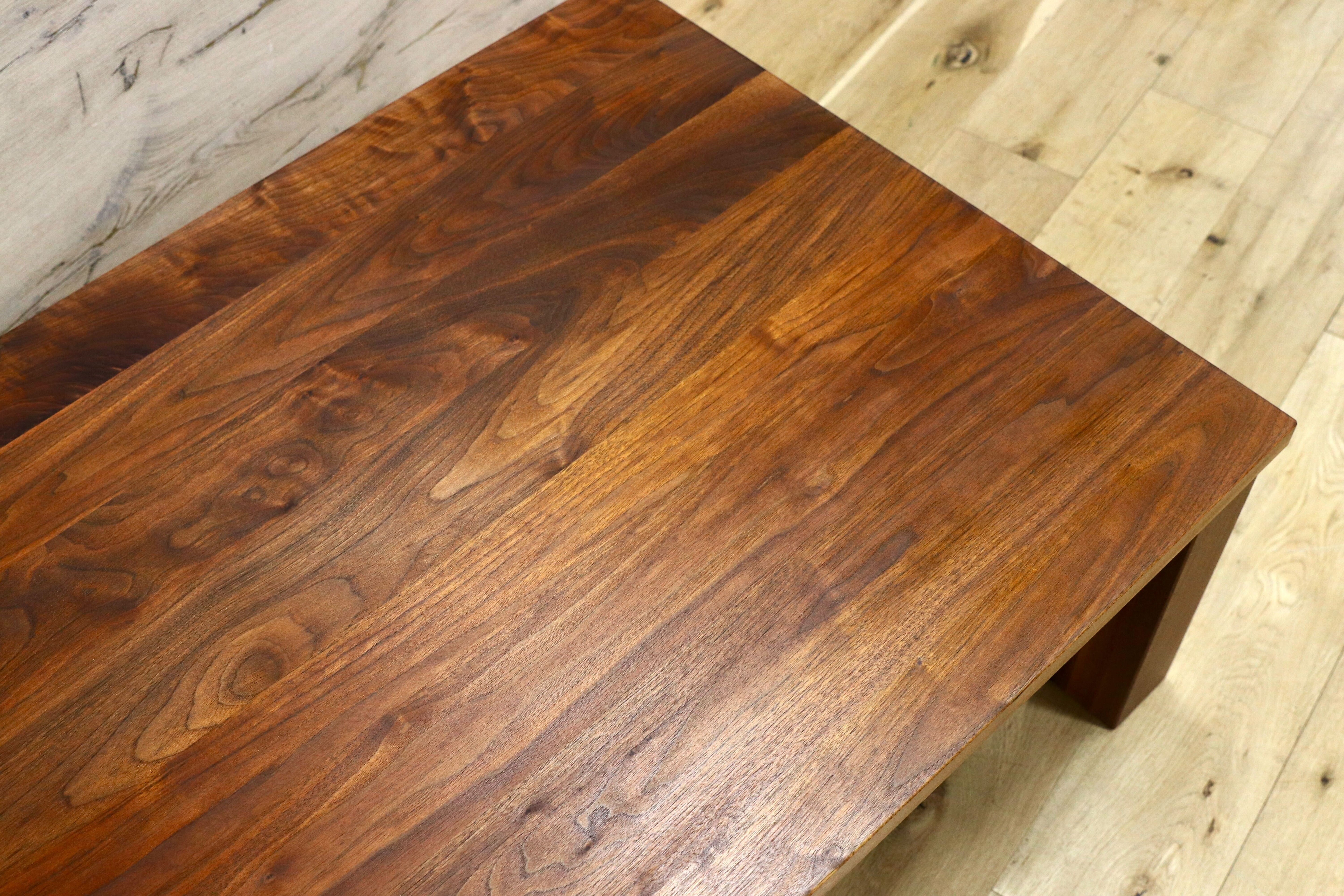 GMIK919○ACTUS / アクタス センターテーブル リビングテーブル ウォールナット無垢材 北欧スタイル モダン オイル仕上げ 定価約13万