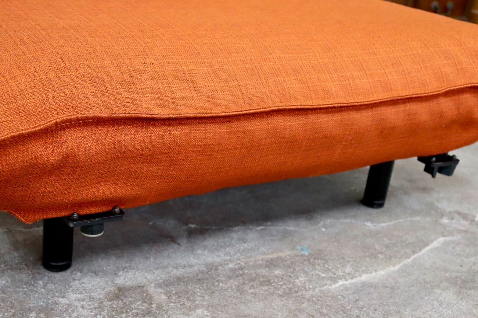 GMIK340C○France Bed / フランスベッド ライフィット Lifit MOVEin'terior オットマン スツール フットスツール ファブリック オレンジ