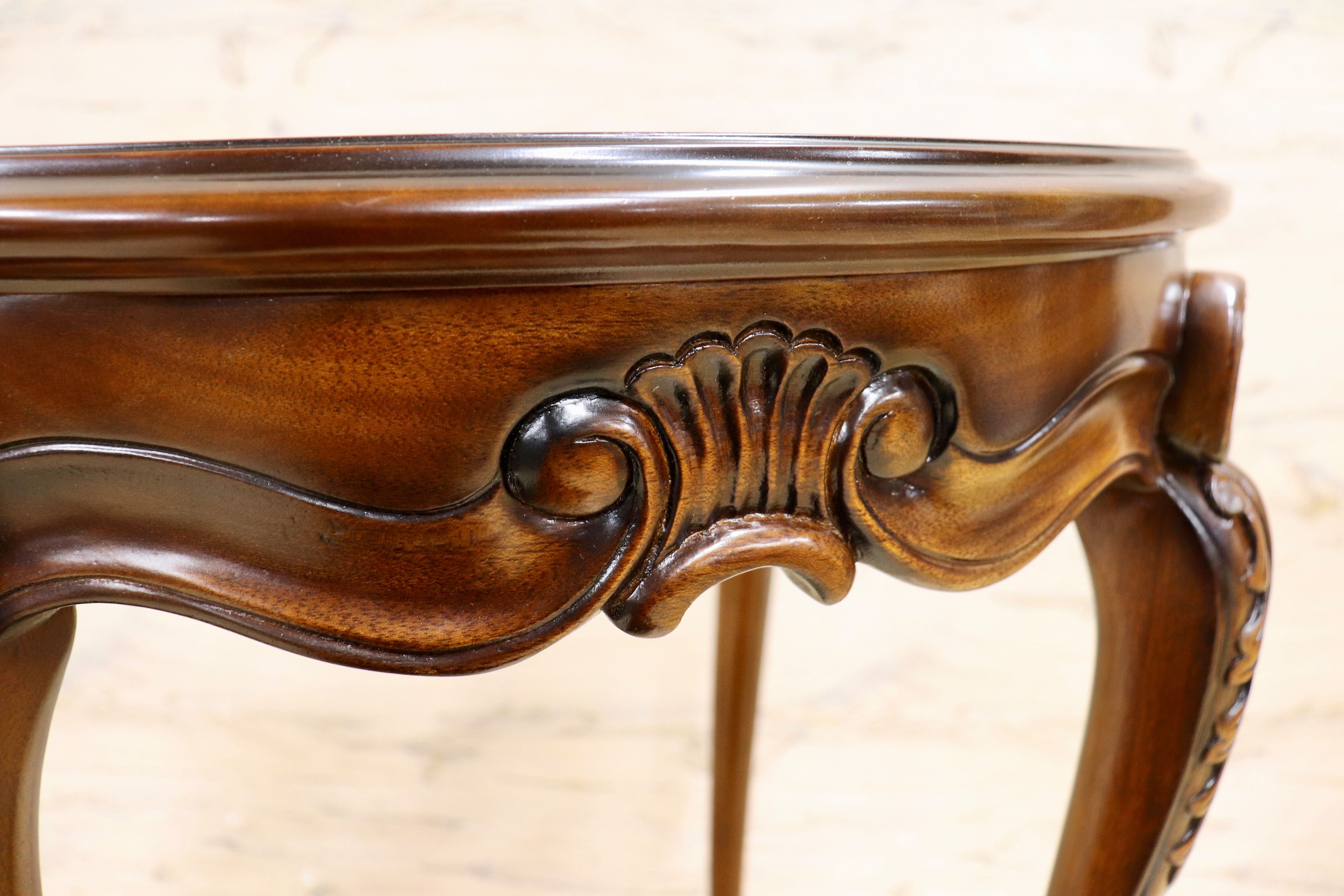 GMIK753B○クラシック コンソールテーブル サイドテーブル 猫脚 飾り台 花台 ヨーロピアン アンティーク調 木製家具