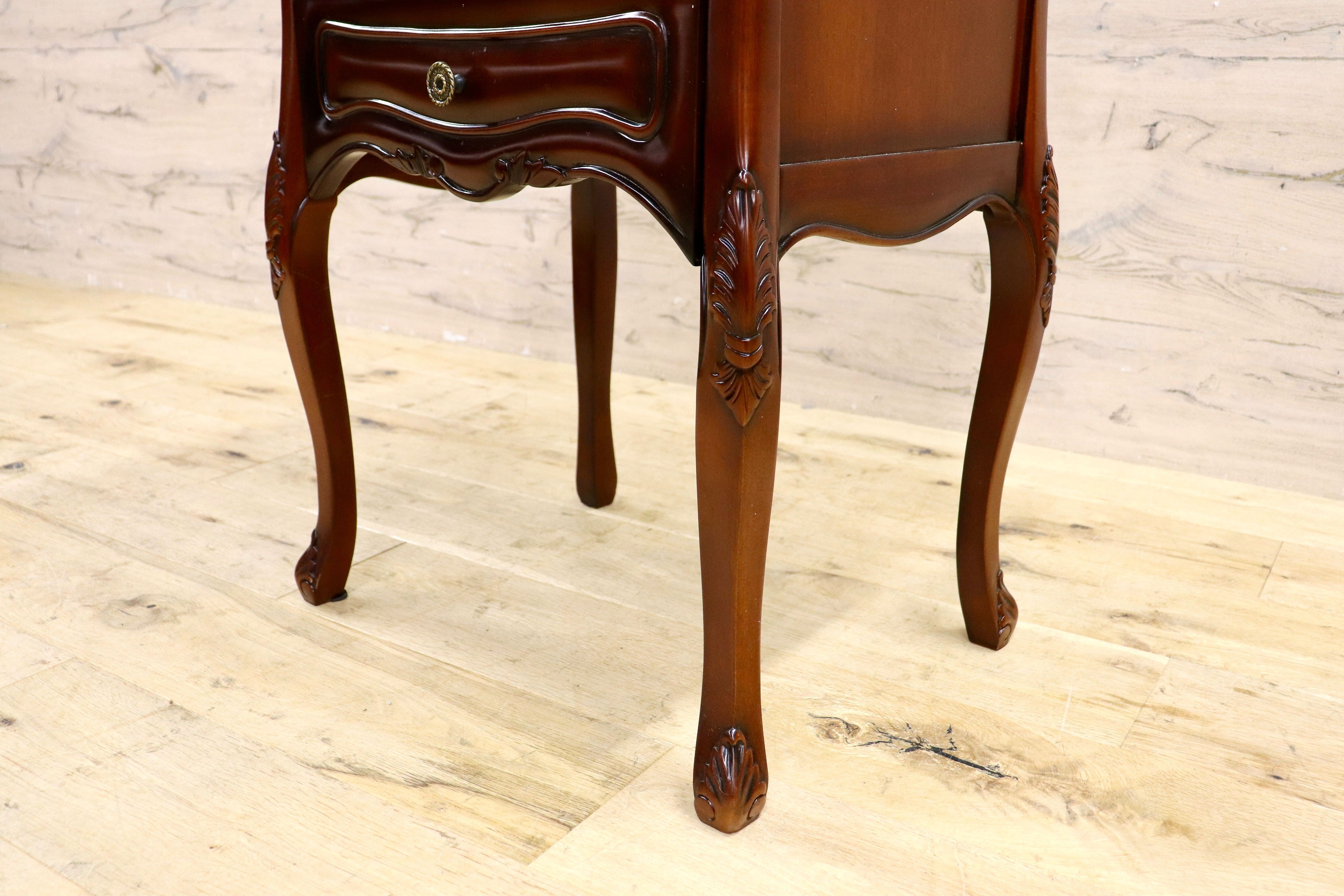 GMIK753C○クラシック サイドチェスト ルイ 4段チェスト チェスト 引き出し収納 小物入れ マホガニー ヨーロピアン アンティーク調