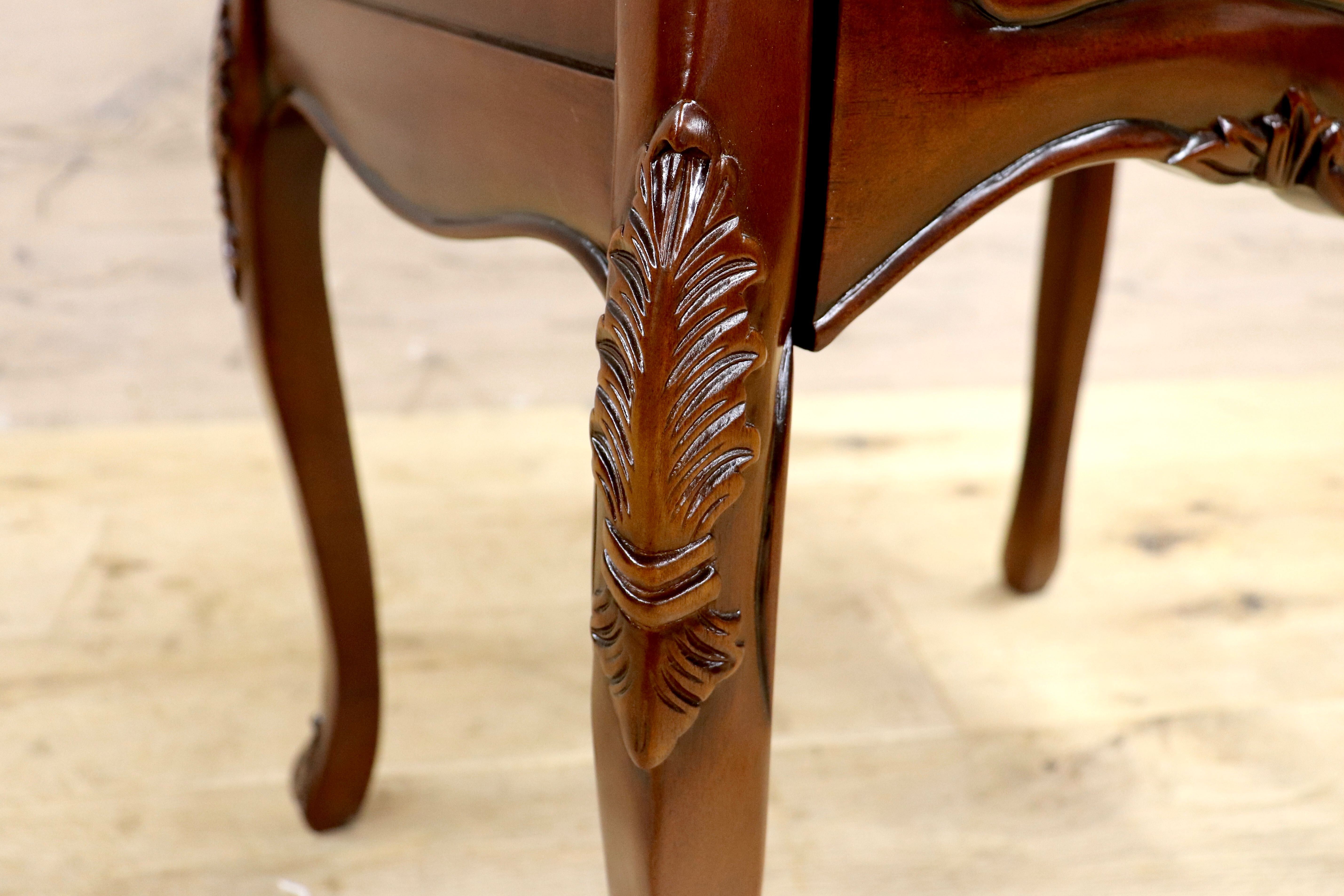 GMIK753D○クラシック サイドチェスト ルイ 4段チェスト チェスト 引き出し収納 小物入れ マホガニー ヨーロピアン アンティーク調