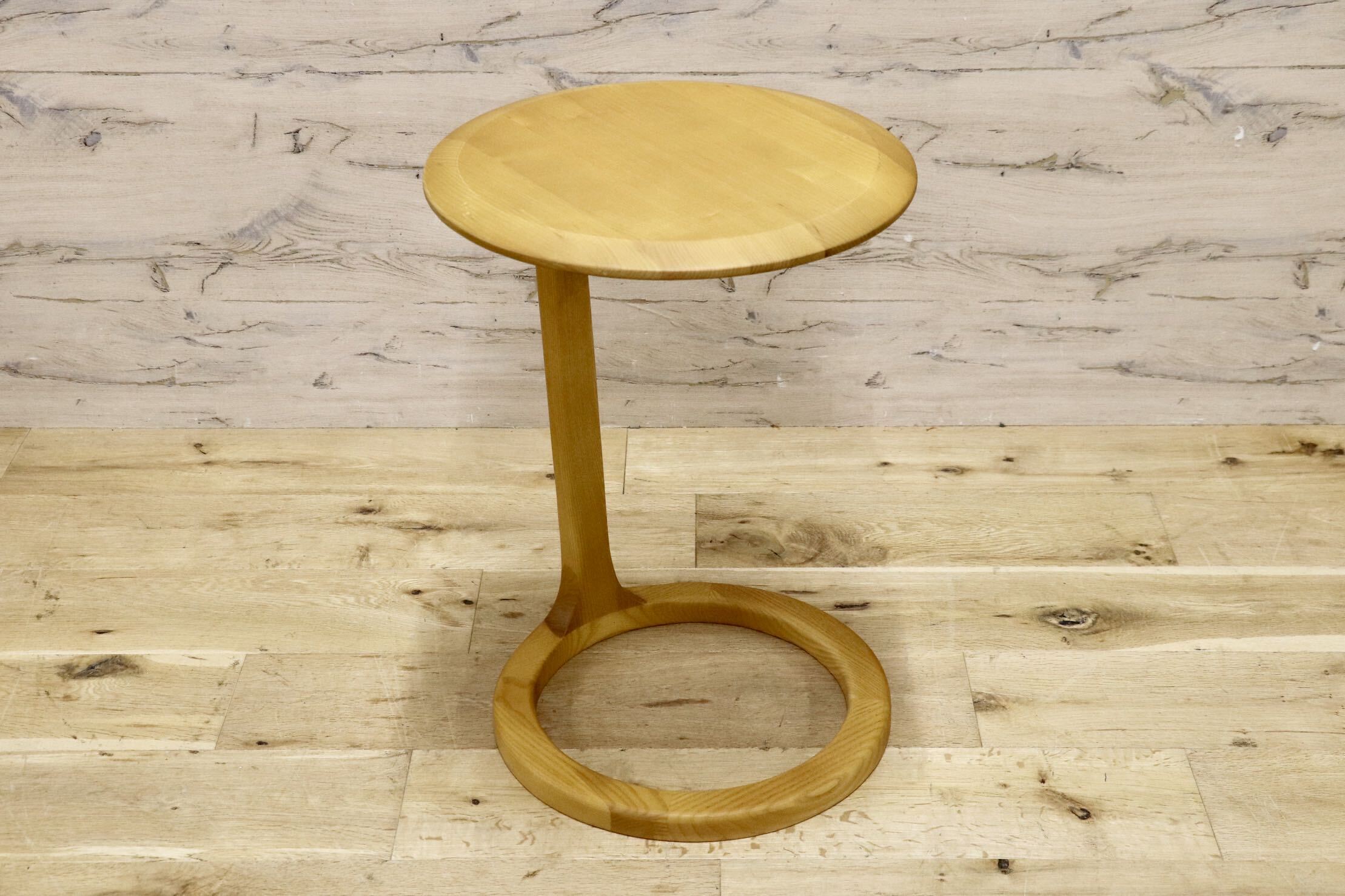 GMJN40○CHERRY FURNITURE / チェリーファニチュア 桜屋工業 LT-310A サイドテーブル ソファテーブル アッシュ材 ナチュラル モダン 展示品