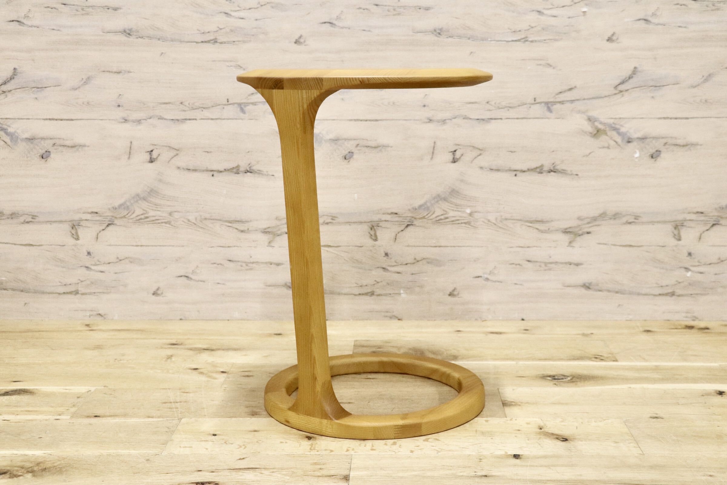 GMJN40○CHERRY FURNITURE / チェリーファニチュア 桜屋工業 LT-310A サイドテーブル ソファテーブル アッシュ材 ナチュラル モダン 展示品