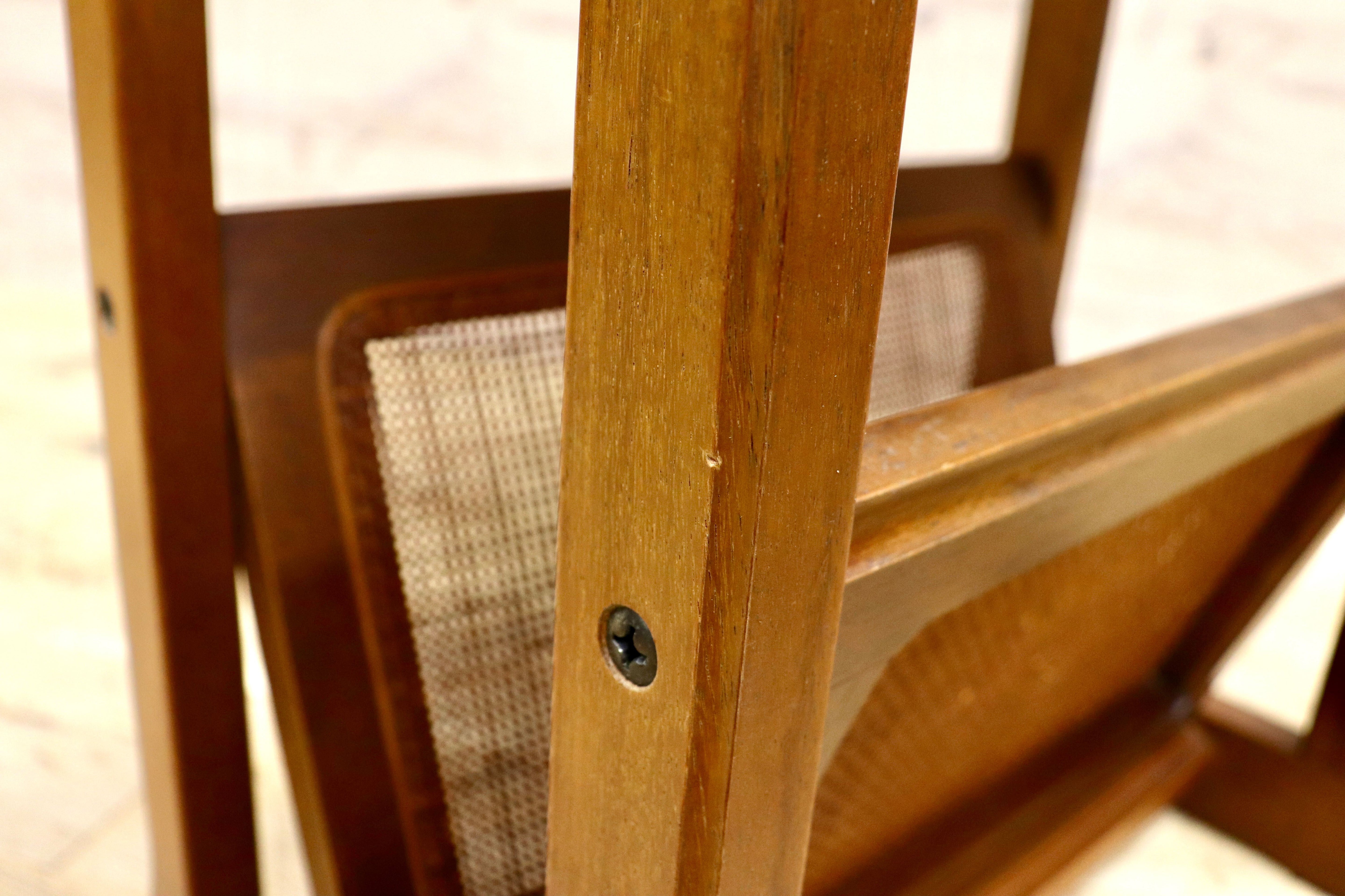 GMIK768○maruni / オールドマルニ 地中海 クラシック マガジンラック サイドテーブル コーヒーテーブル ラタン ヴィンテージ 木製家具