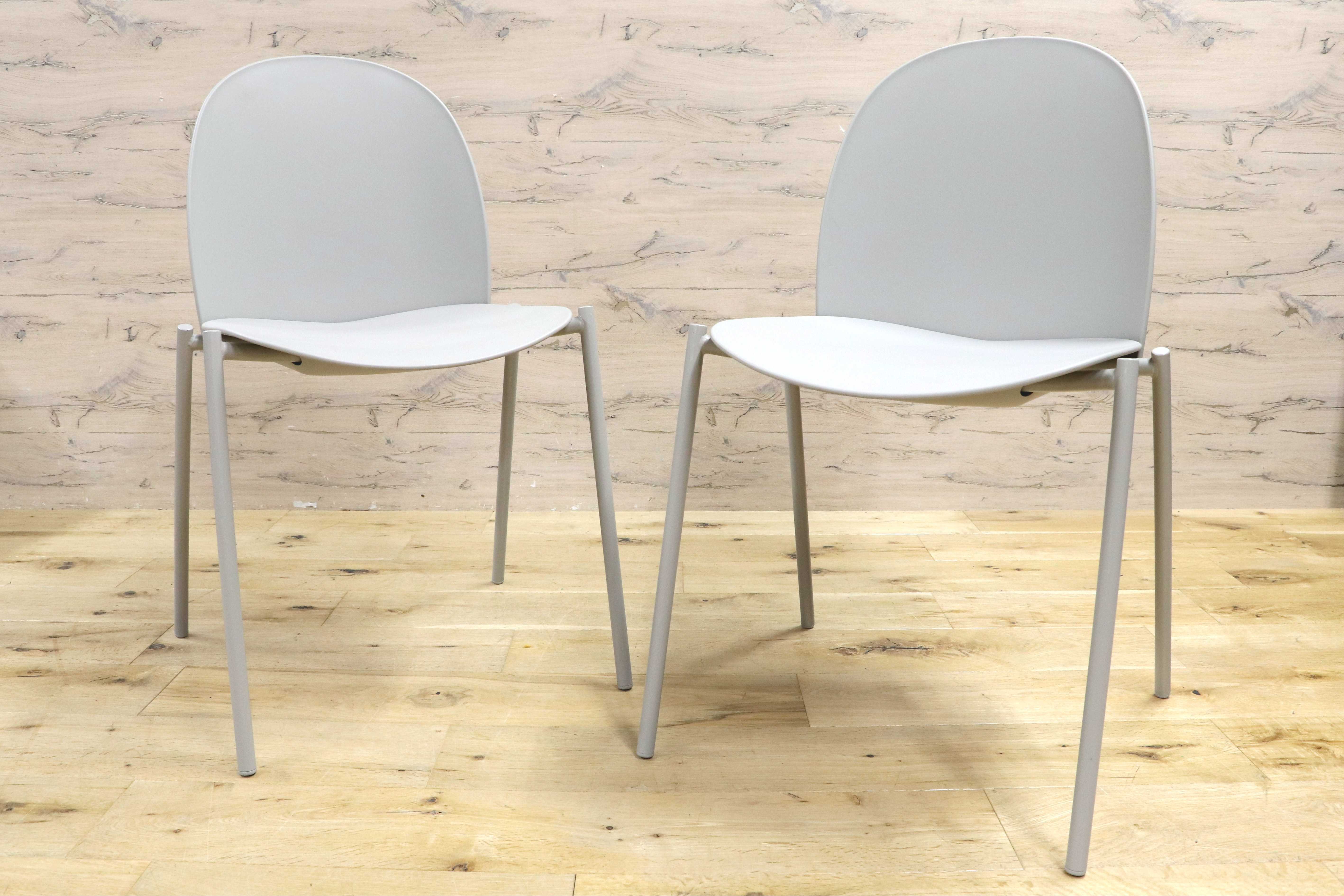 GMIK472B○enKAK / エンカク meeting chair ワークチェア 2脚セット ダイニングチェア カフェ モダン 佐藤ナオキ アイリスチトセ 展示品