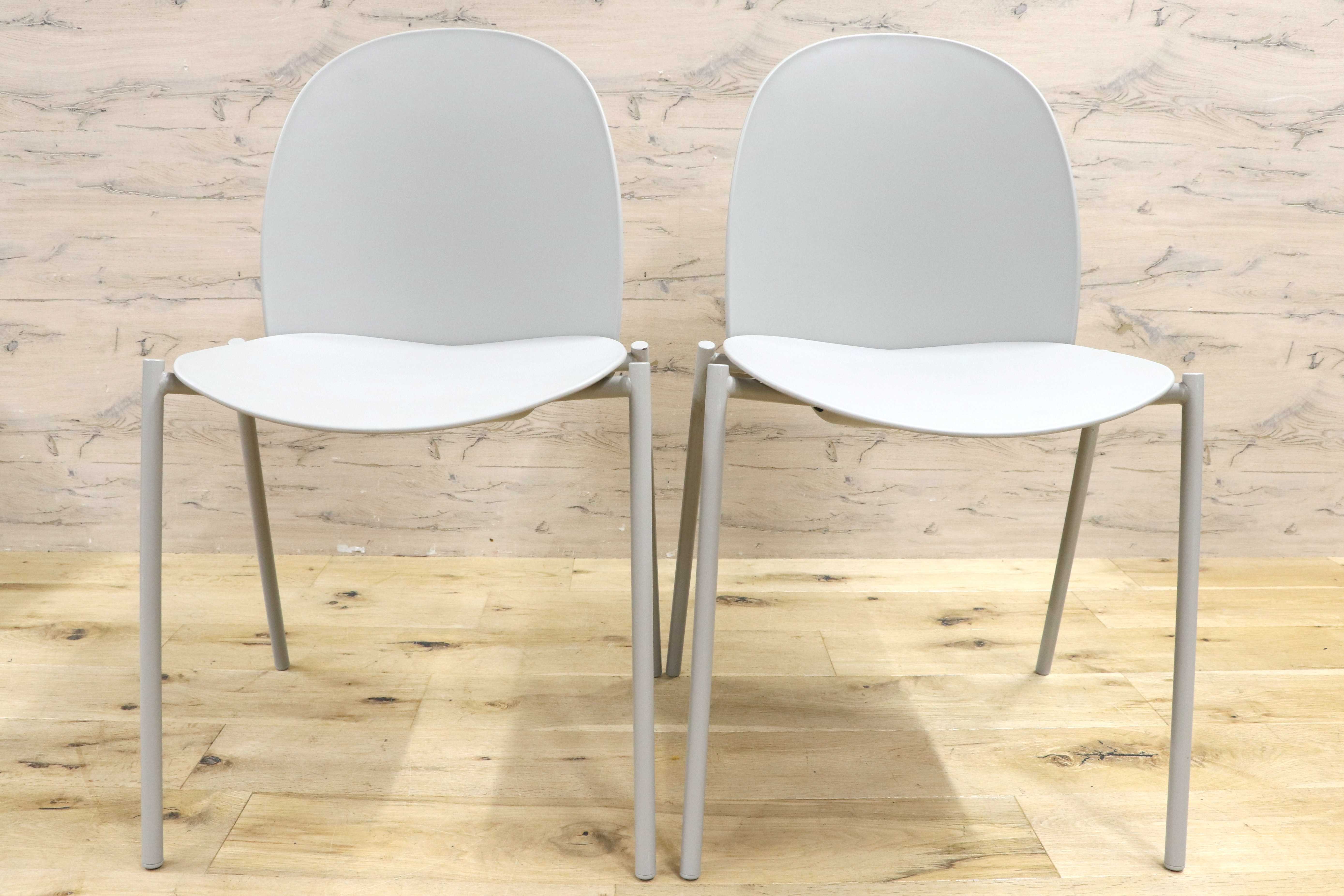 GMIK472B○enKAK / エンカク meeting chair ワークチェア 2脚セット ダイニングチェア カフェ モダン 佐藤ナオキ アイリスチトセ 展示品