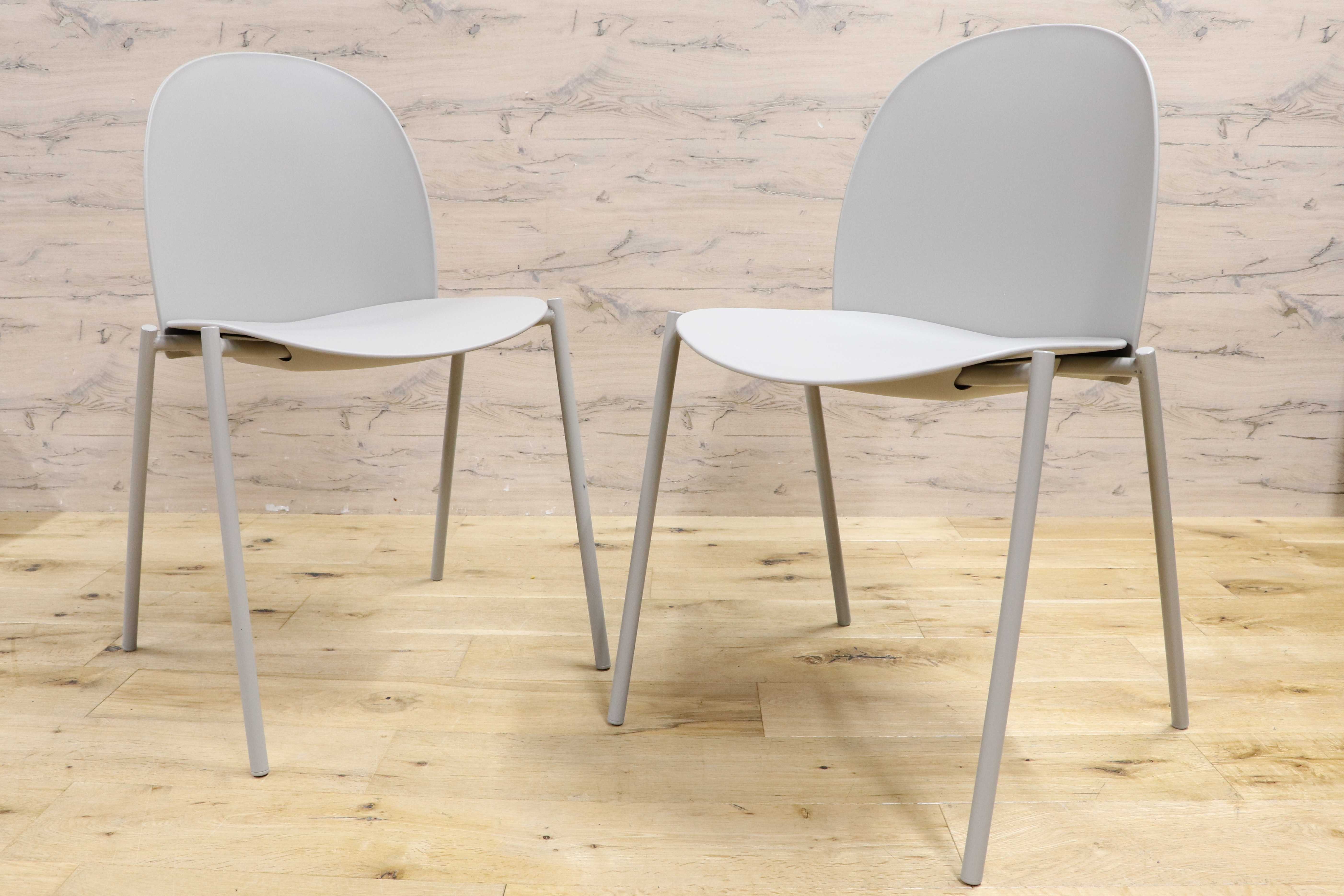 GMIK472C○enKAK / エンカク meeting chair ワークチェア 2脚セット ダイニングチェア カフェ モダン 佐藤ナオキ アイリスチトセ 展示品