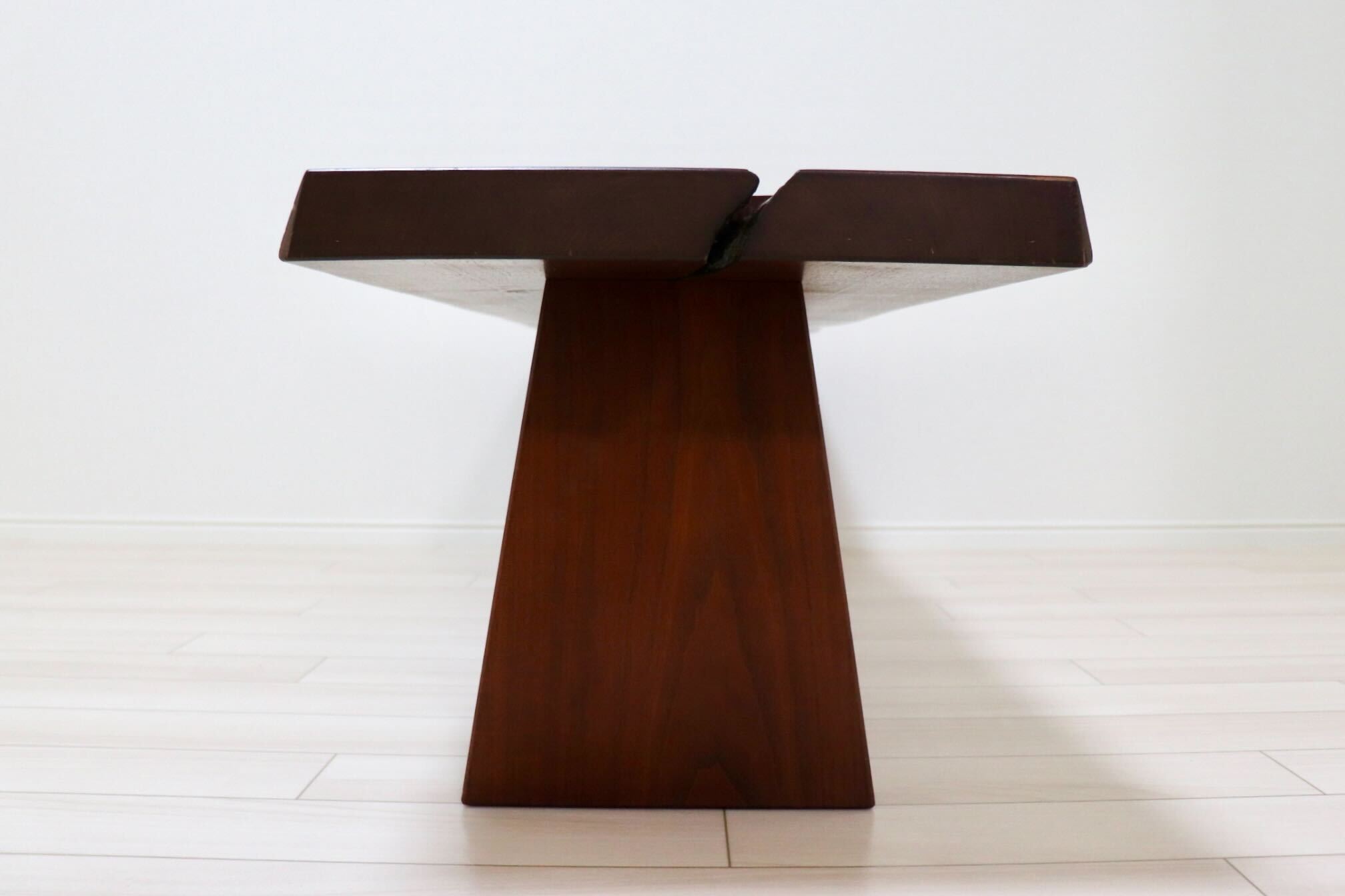 GMIK692○無垢材 ベンチ 長椅子 腰掛け 椅子 チェア スツール ローテーブル 飾り台 和家具 和モダン レトロ アンティーク