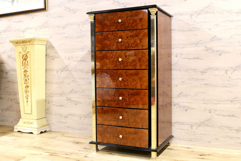 GMHS341○EURO CASA / ユーロカーサ 高級輸入家具 チェスト サイド 
