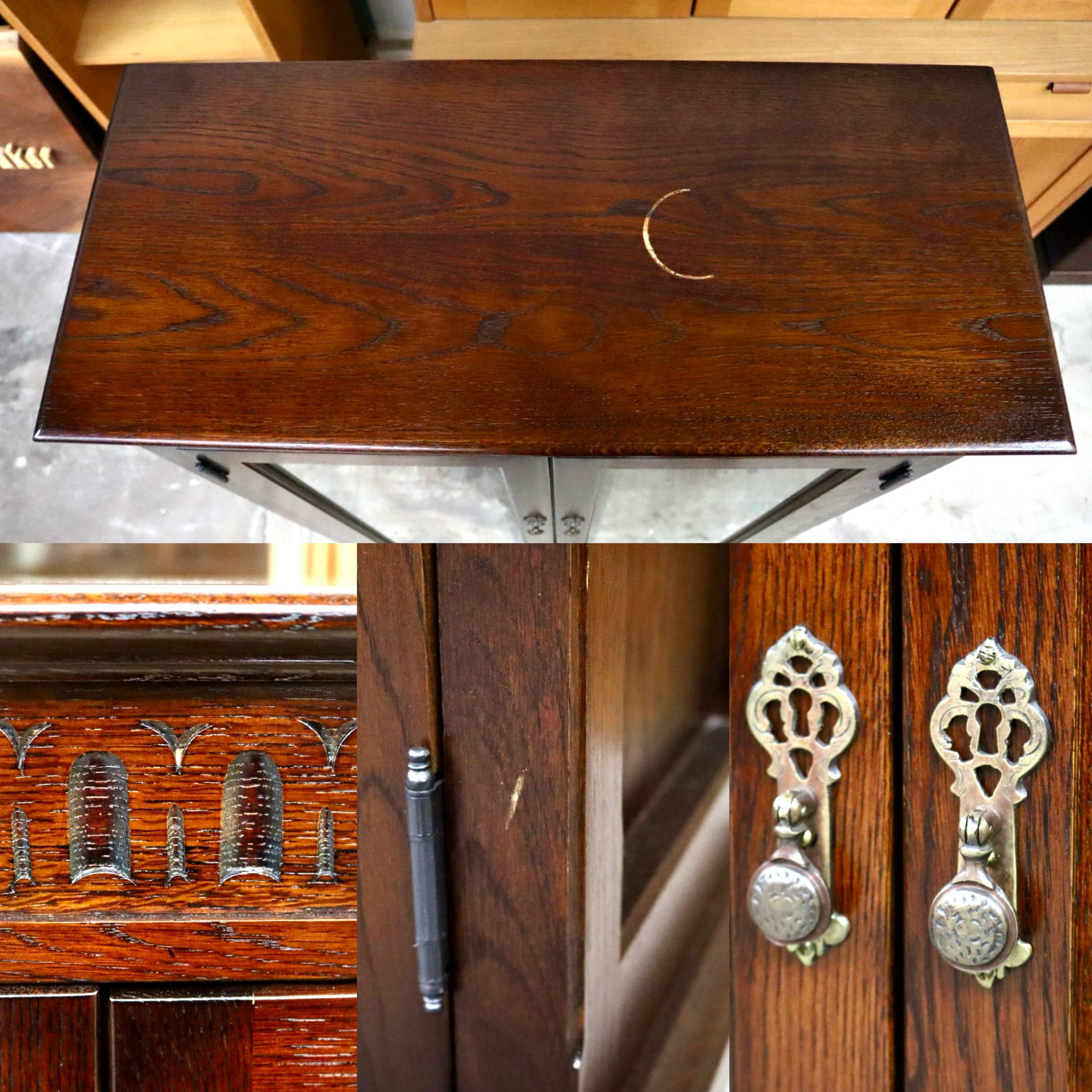 GMIS529○5段シェルフ 本棚 飾り棚 ブックシェルフ キャビネット リビング収納 木製 レトロ クラシック ヴィンテージ