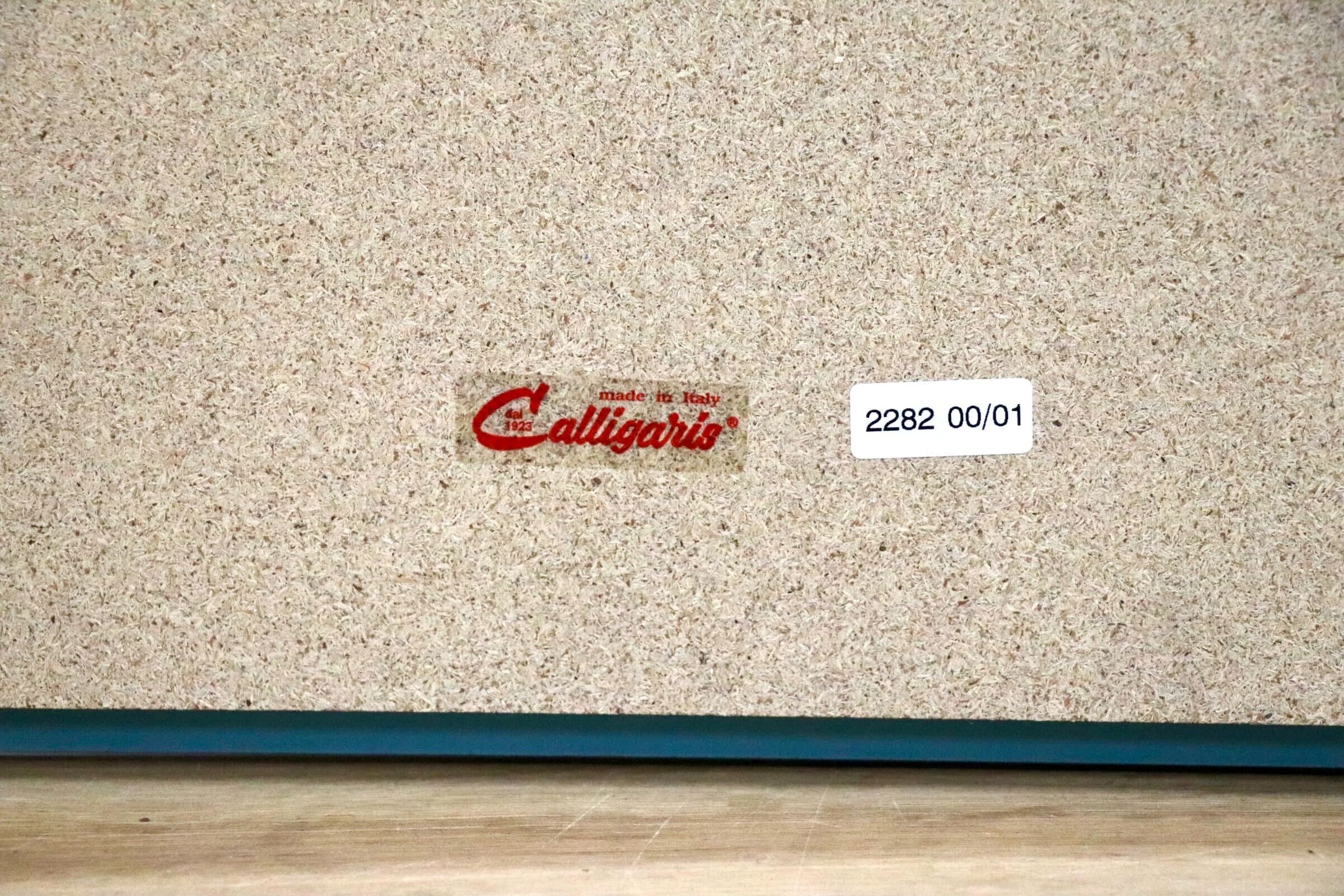 GMIS467〇Calligaris / カリガリス イタリア製 ヴィンテージ アンティーク調 ウォールミラー 鏡 インテリア 木製フレーム