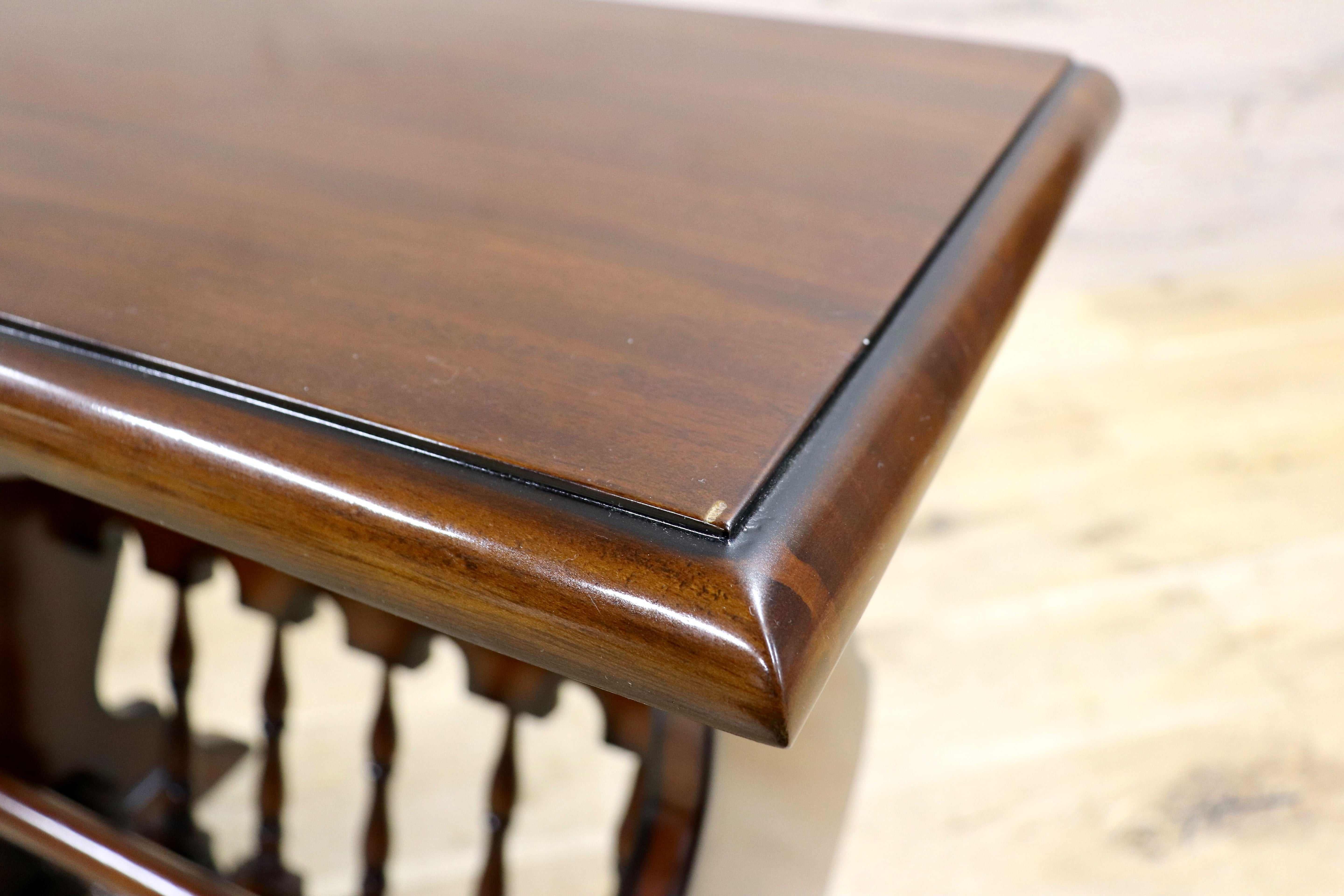 GMIK753G○クラシック マガジンラック サイドテーブル ヴィンテージ アンティーク調 ヨーロピアン 木製