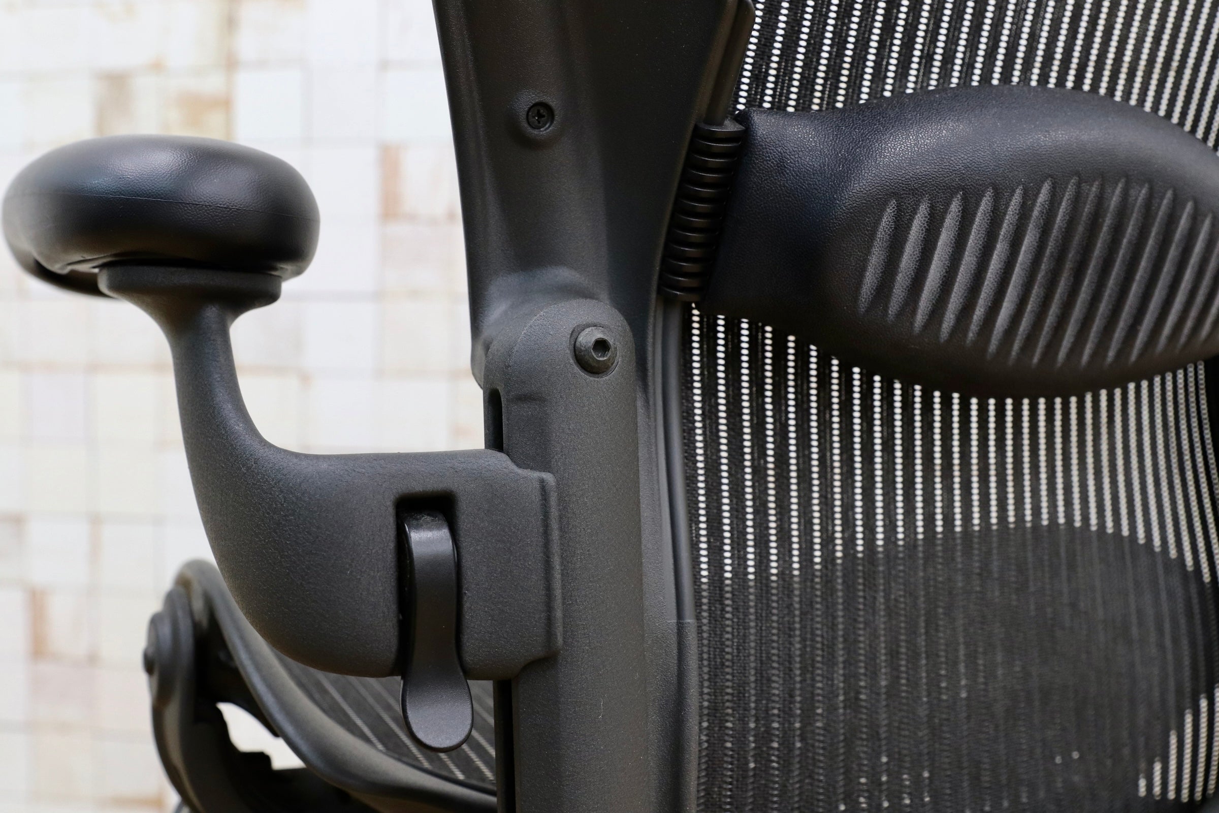 GMJK282○Herman Miller / ハーマンミラー アーロンチェア クラシック Bサイズ フル装備 ランバー メッシュ デスクチェア オフィスチェア