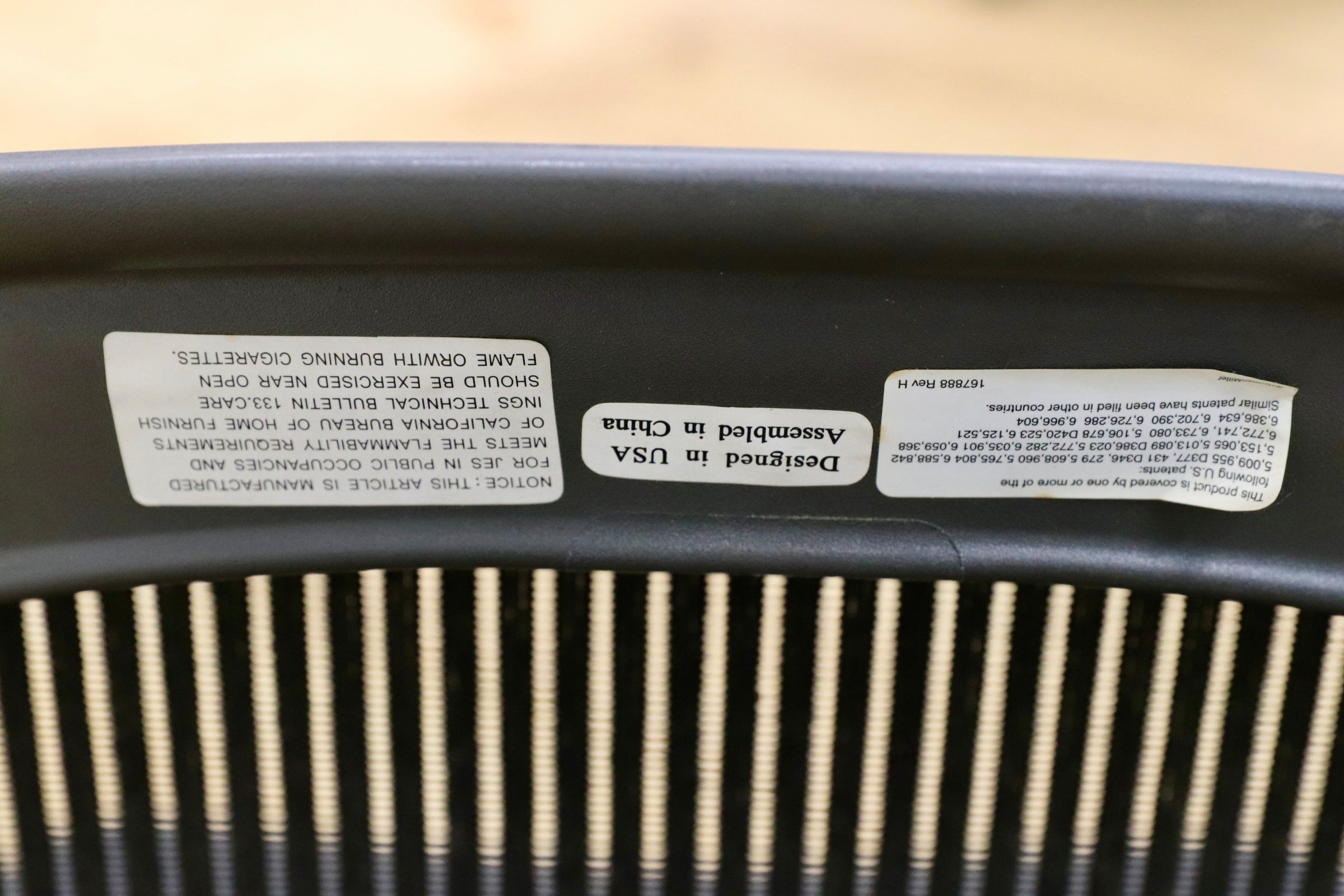 GMJK282○Herman Miller / ハーマンミラー アーロンチェア クラシック Bサイズ フル装備 ランバー メッシュ デスクチェア オフィスチェア