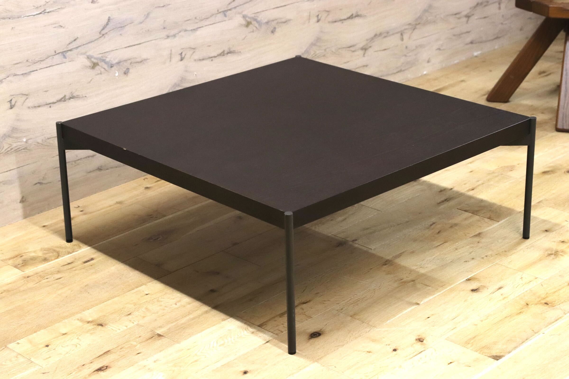 GMIH505○arflex / アルフレックス LINEA リネア センターテーブル リビングテーブル オーク材 ダークブラウン イタリアモダン 展示品