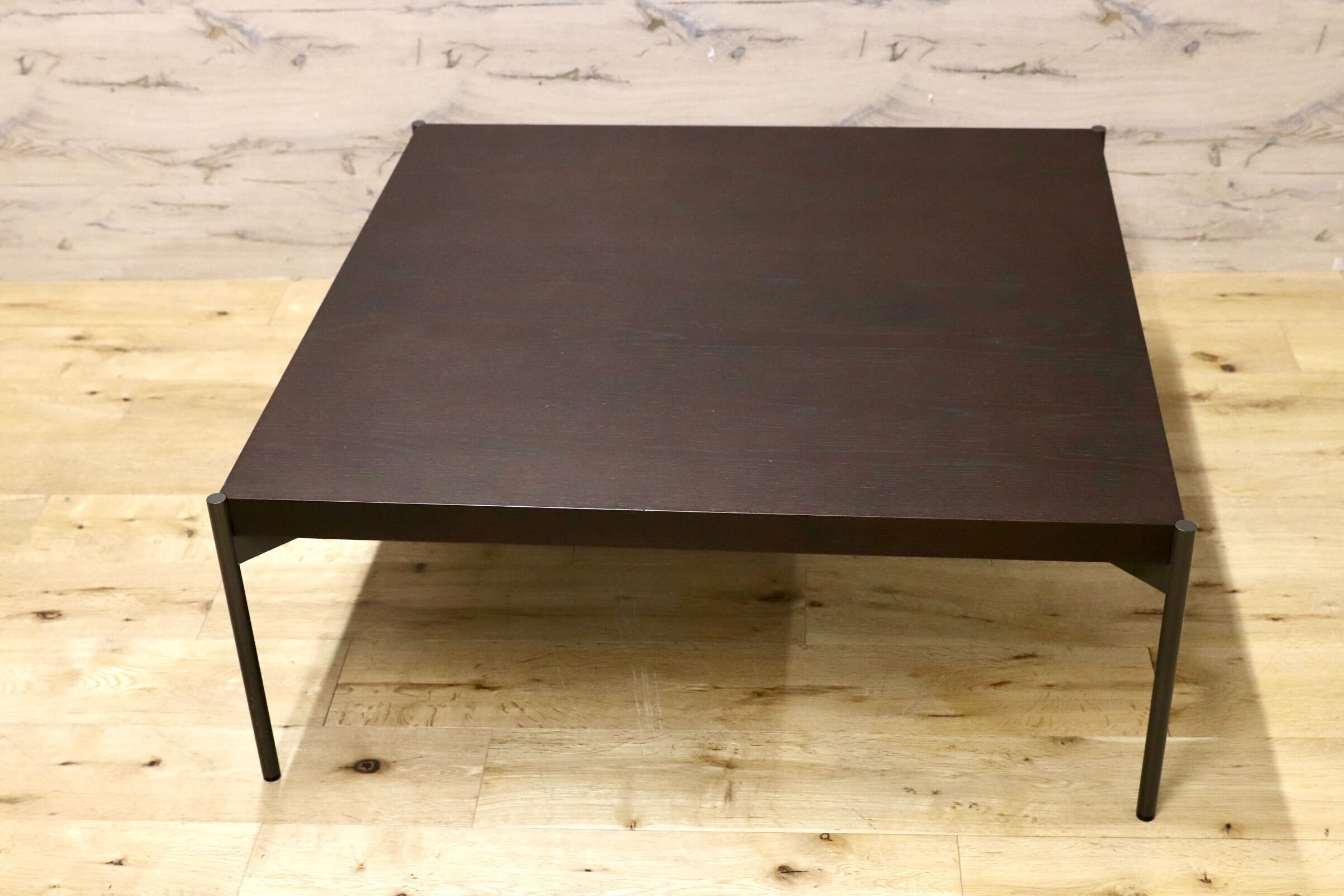 GMIH505○arflex / アルフレックス LINEA リネア センターテーブル リビングテーブル オーク材 ダークブラウン イタリアモダン 展示品