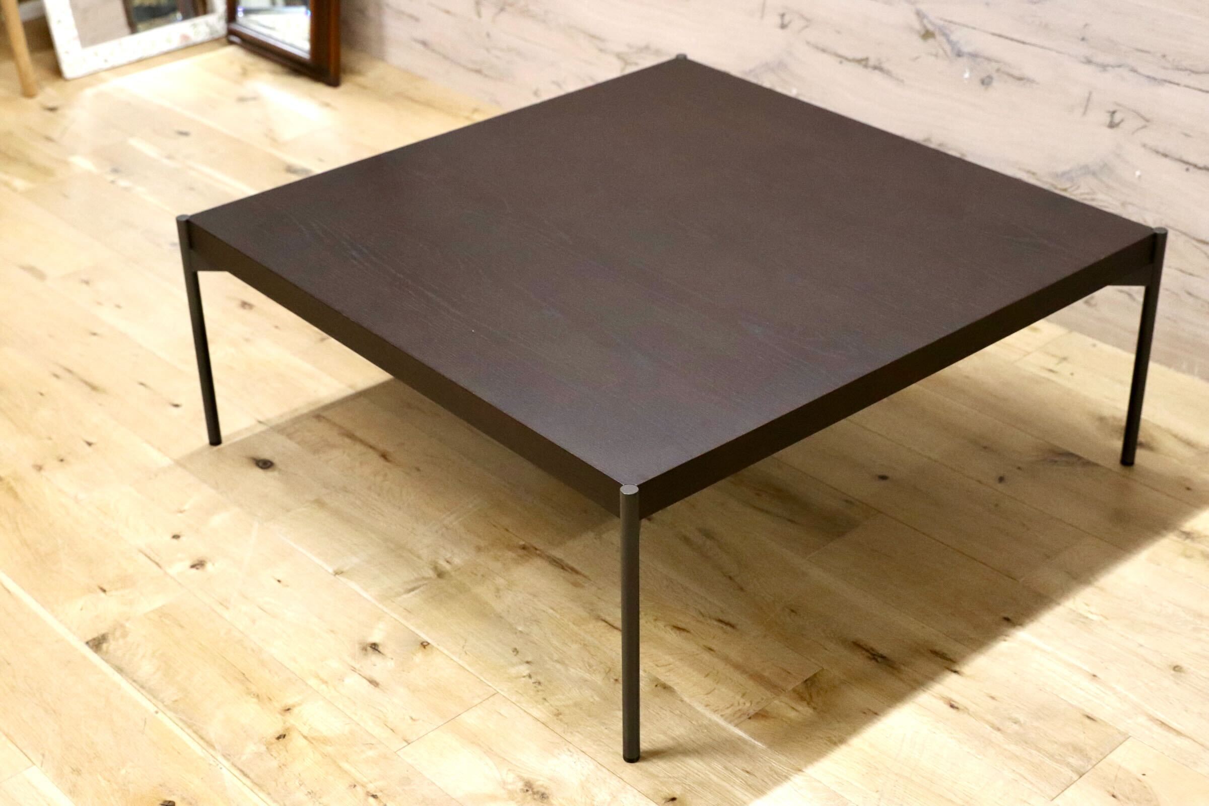 GMIH505○arflex / アルフレックス LINEA リネア センターテーブル リビングテーブル オーク材 ダークブラウン イタリアモダン 展示品