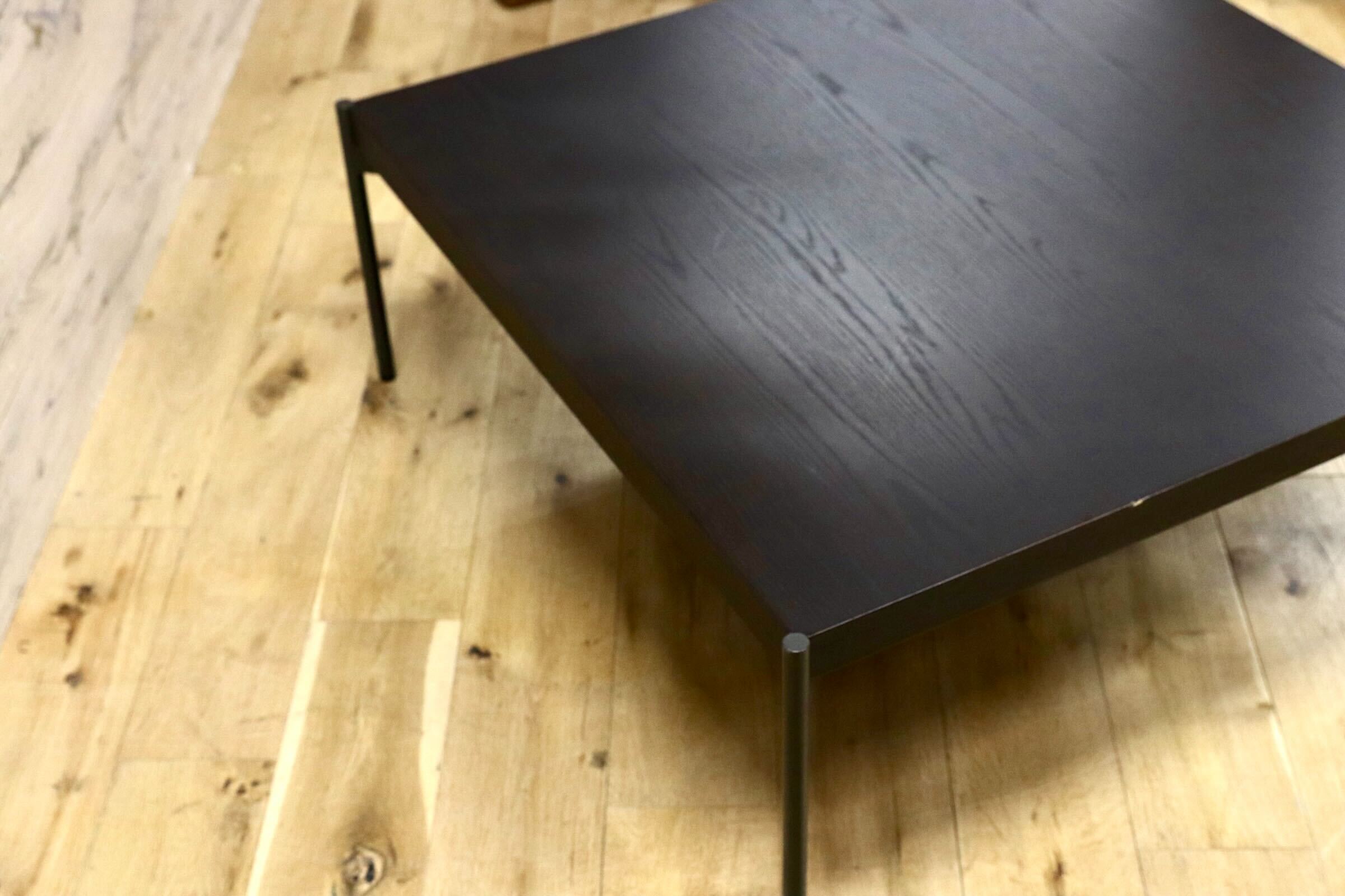 GMIH505○arflex / アルフレックス LINEA リネア センターテーブル リビングテーブル オーク材 ダークブラウン イタリアモダン 展示品