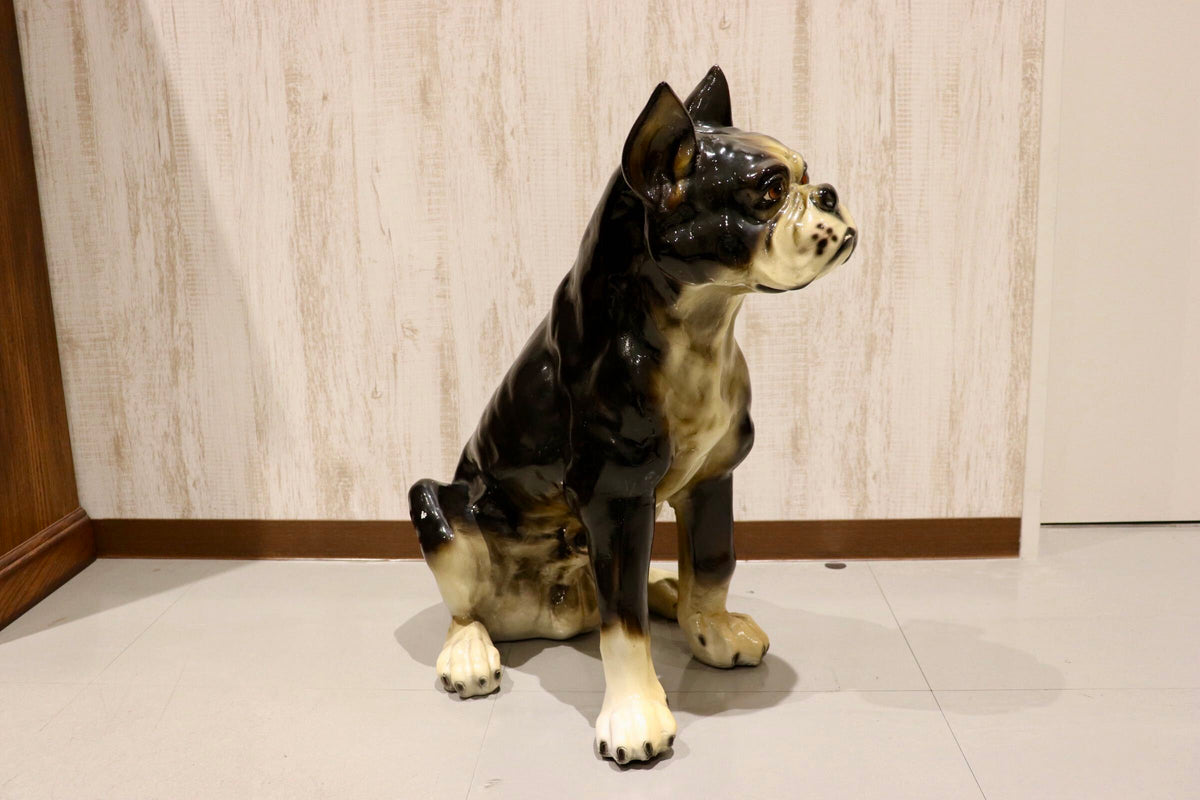 GMJS360◯ヴィンテージ 犬 オブジェ 置物 インテリア ブルドッグ系
