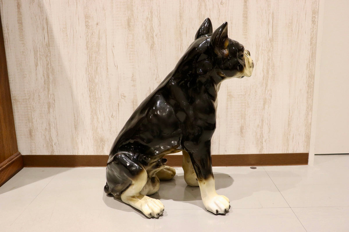 GMJS360◯ヴィンテージ 犬 オブジェ 置物 インテリア ブルドッグ系