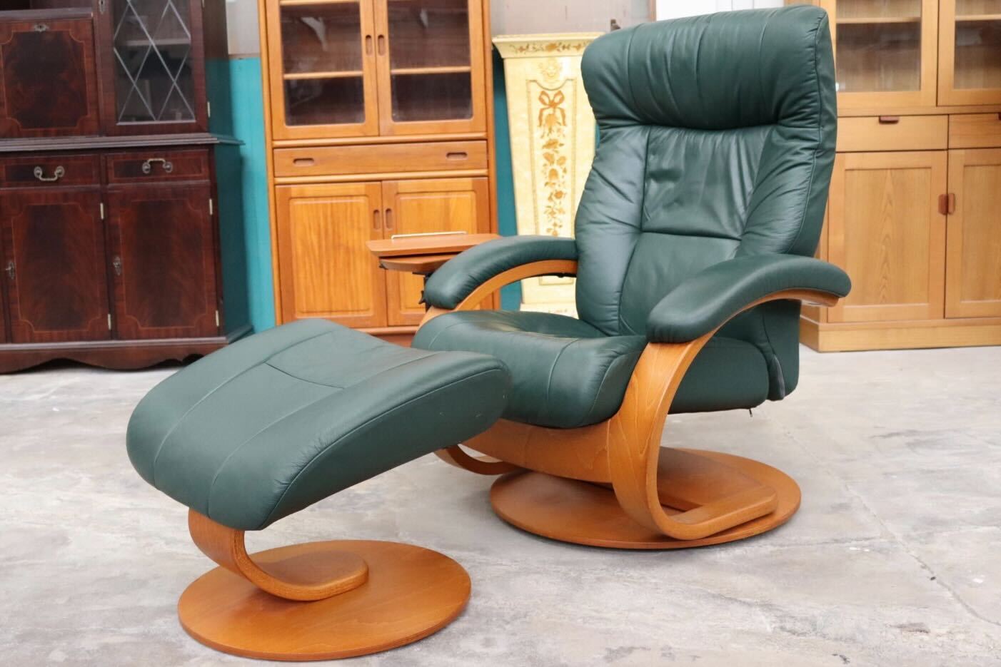 GMIK340○NORTHERN COMFORT / ノーザンコンフォート マニアーナ リクライニングチェア シングルソファ ノルウェー製 本革 北欧