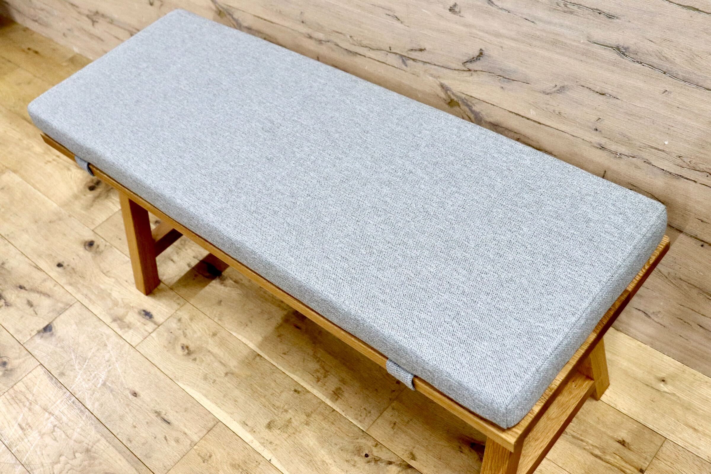 GMIK786○unico / ウニコ ELEMT エレムト ベンチ 椅子 シンプル ナチュラル オーク材 ファブリック 北欧スタイル 定価3.5万